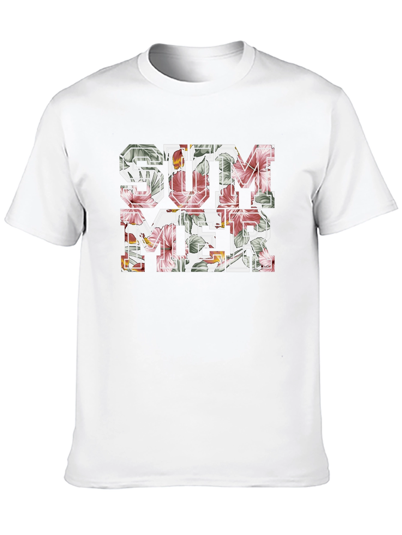 Floral Summer T-Shirt - Stylish Graphic Tee