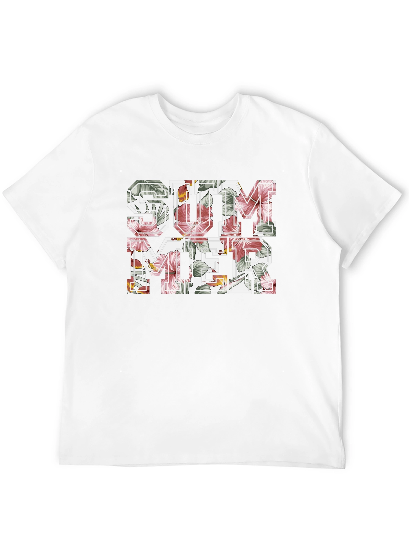 Floral Summer T-Shirt - Stylish Graphic Tee