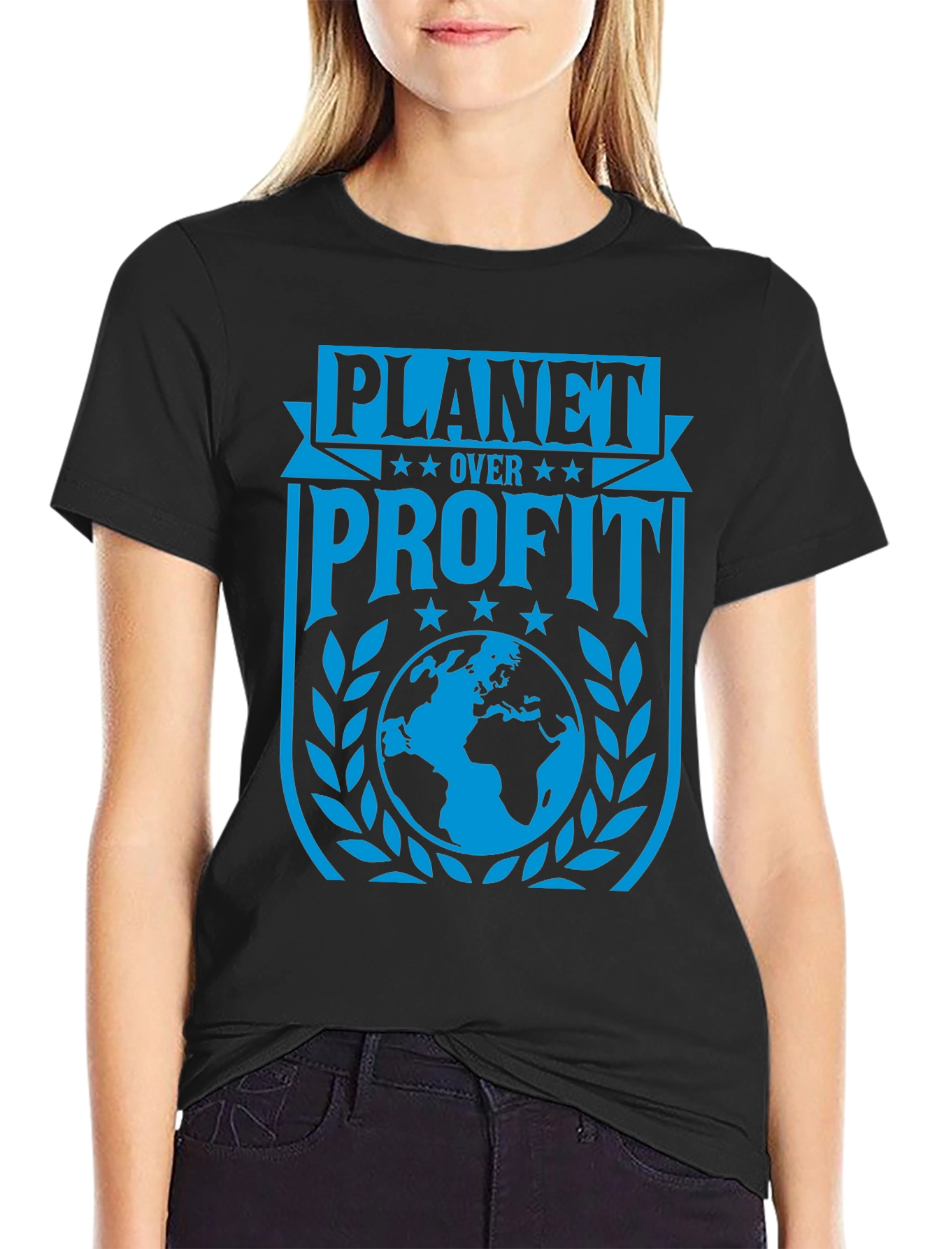 Planet Over Profit Graphic Tee - Environmental Activism Shirt