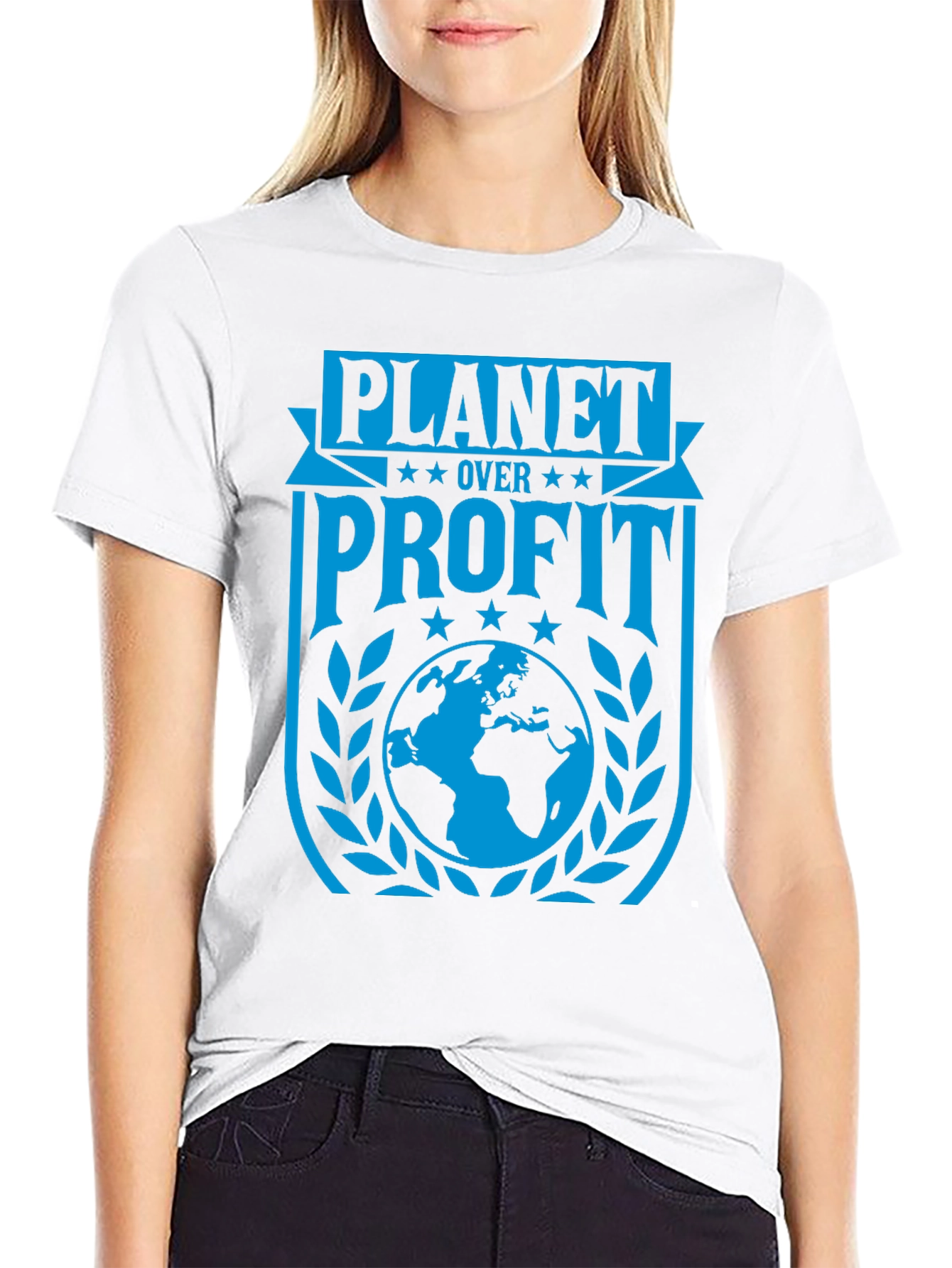 Planet Over Profit Graphic Tee - Environmental Activism Shirt
