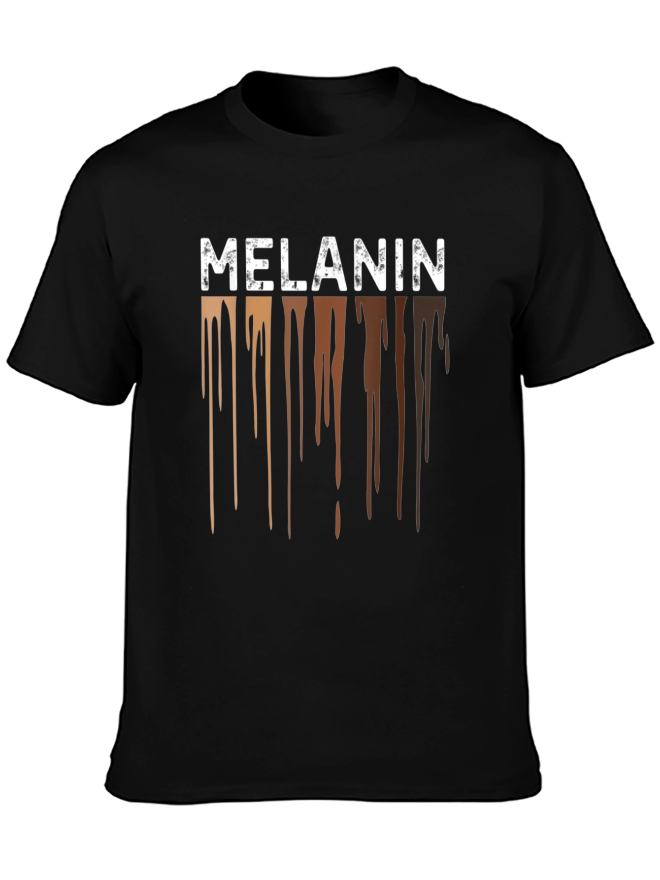 Melanin Drip Graphic Tee - Black Pride