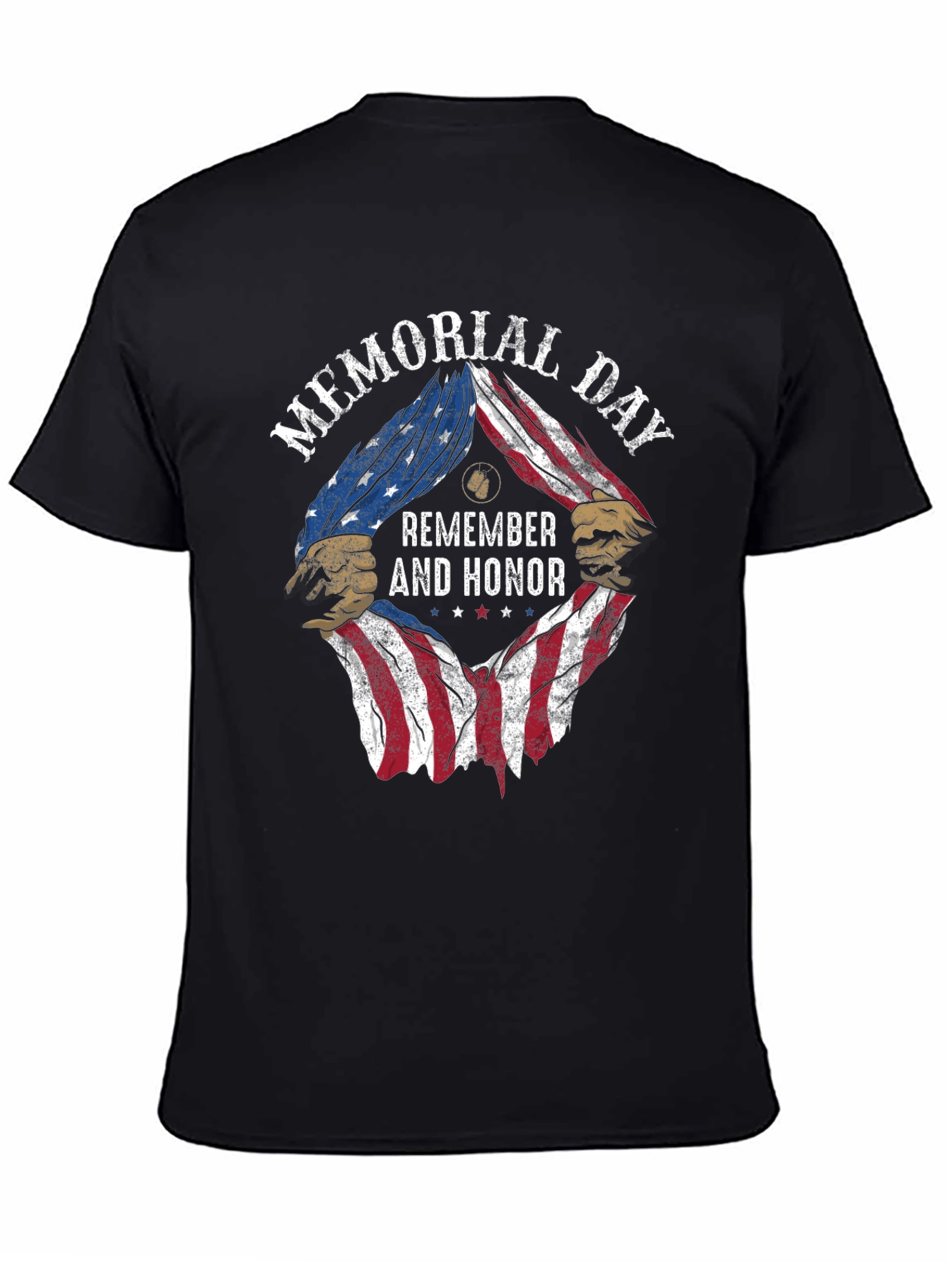 Memorial Day Remember & Honor Graphic T-Shirt