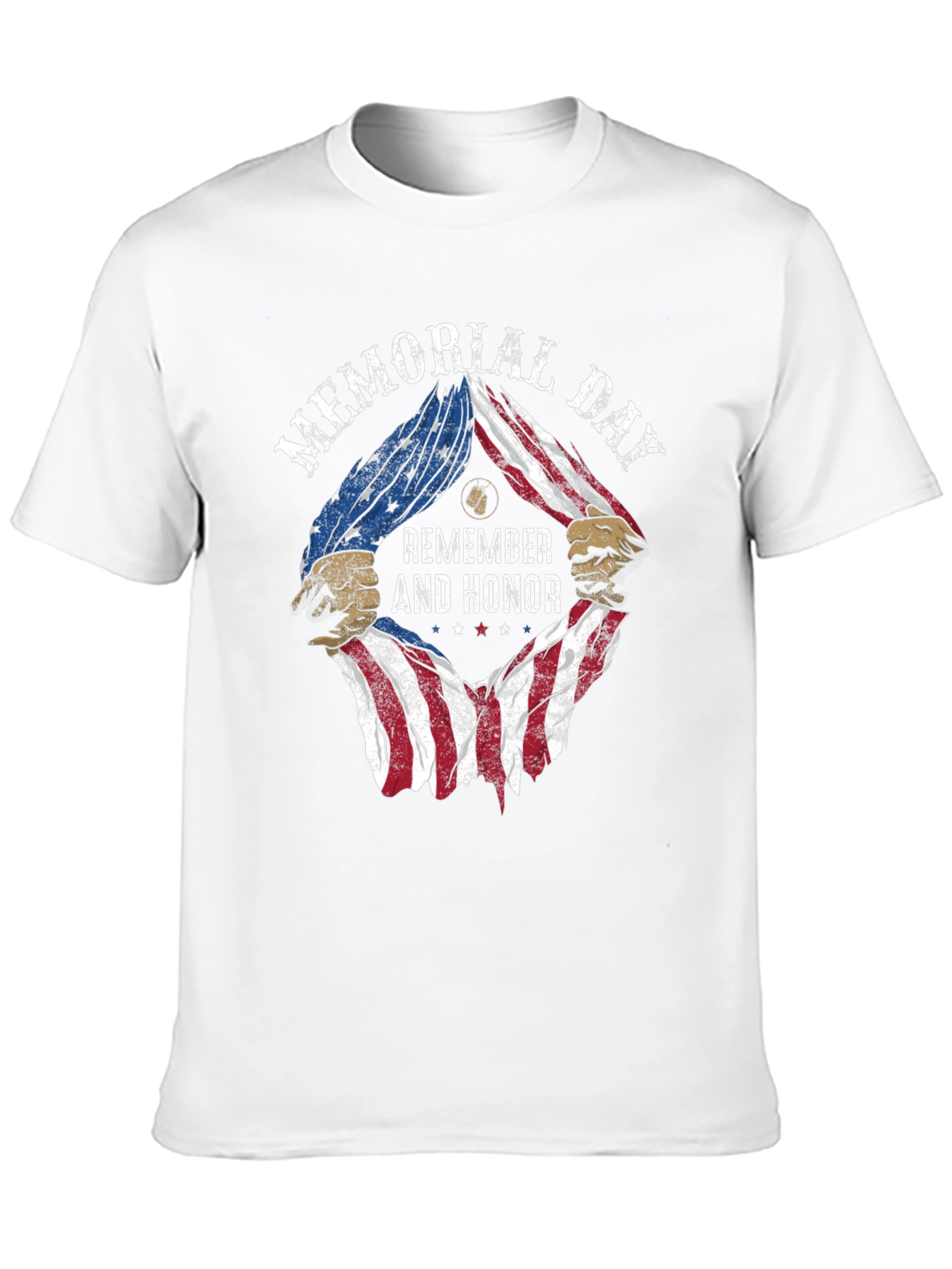Memorial Day Remember & Honor Graphic T-Shirt