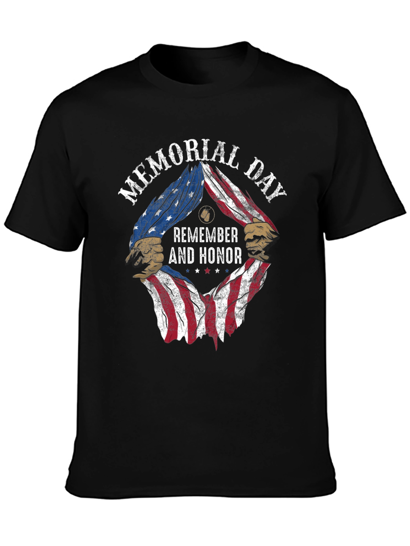 Memorial Day Remember & Honor Graphic T-Shirt