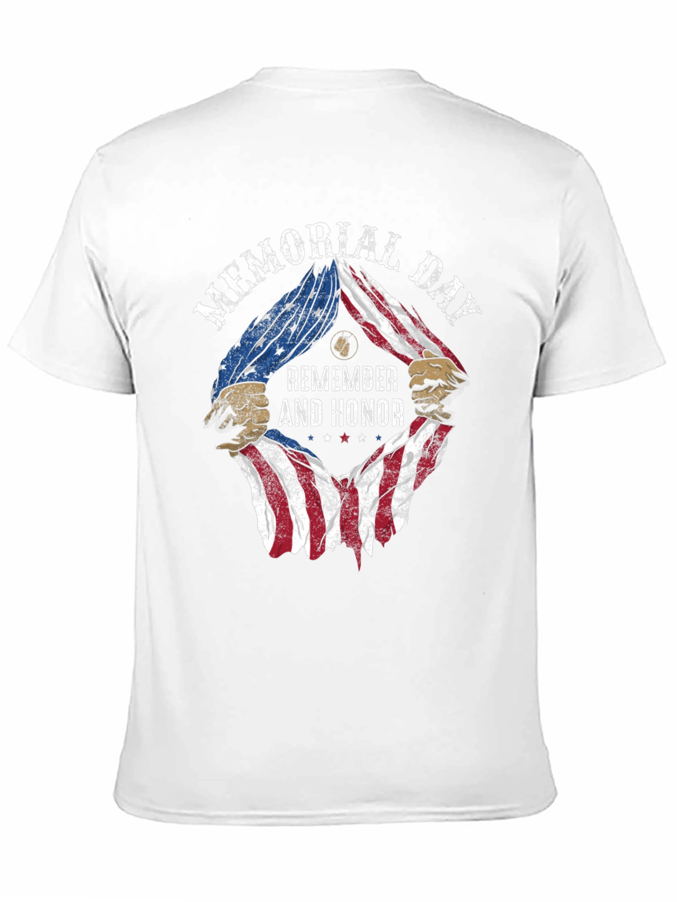 Memorial Day Remember & Honor Graphic T-Shirt