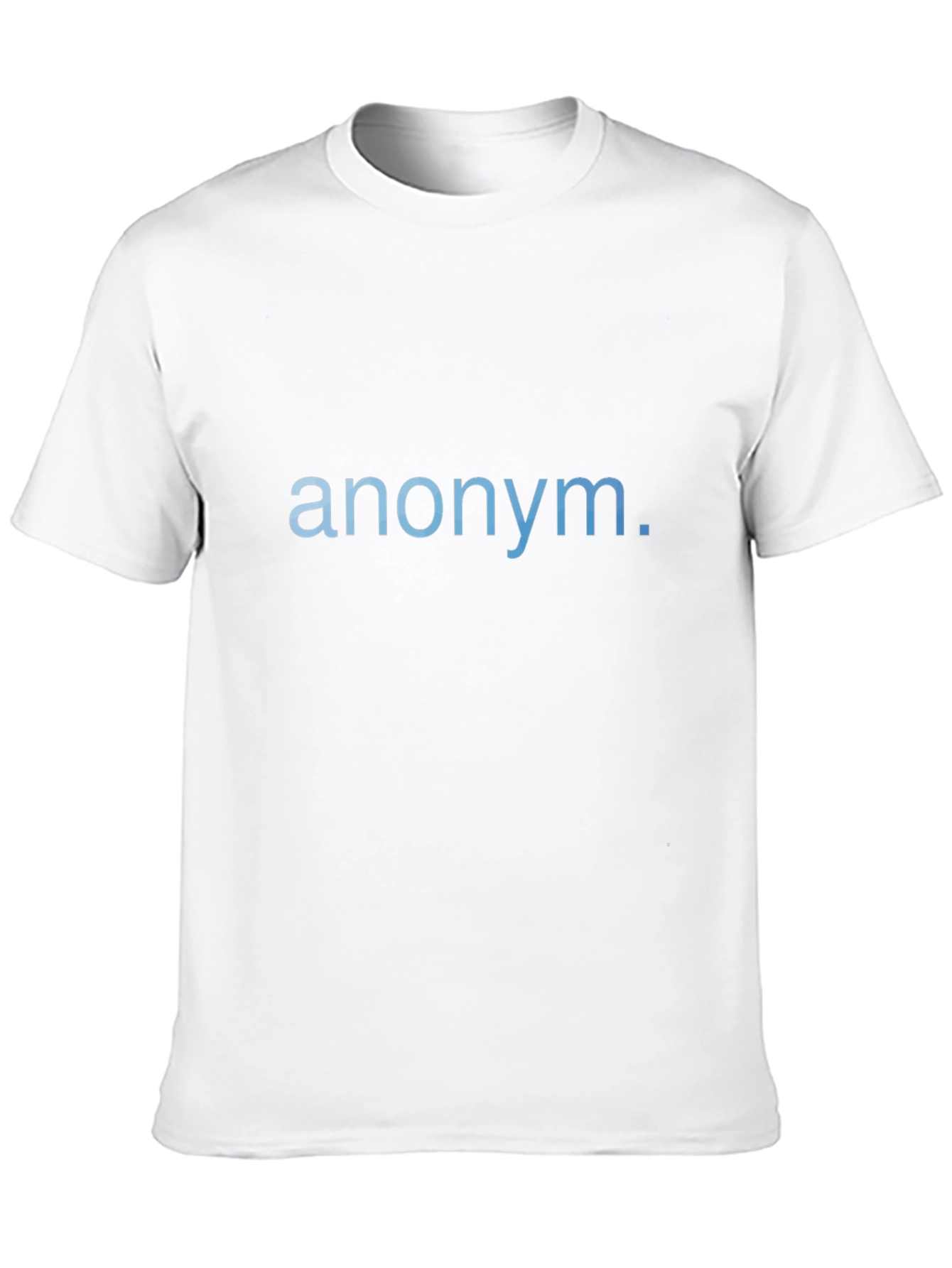 Anonym. Black Graphic Tee - Modern Casual Wear