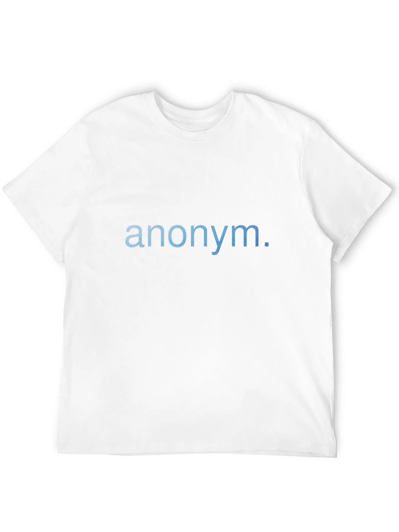 Anonym. Black Graphic Tee - Modern Casual Wear