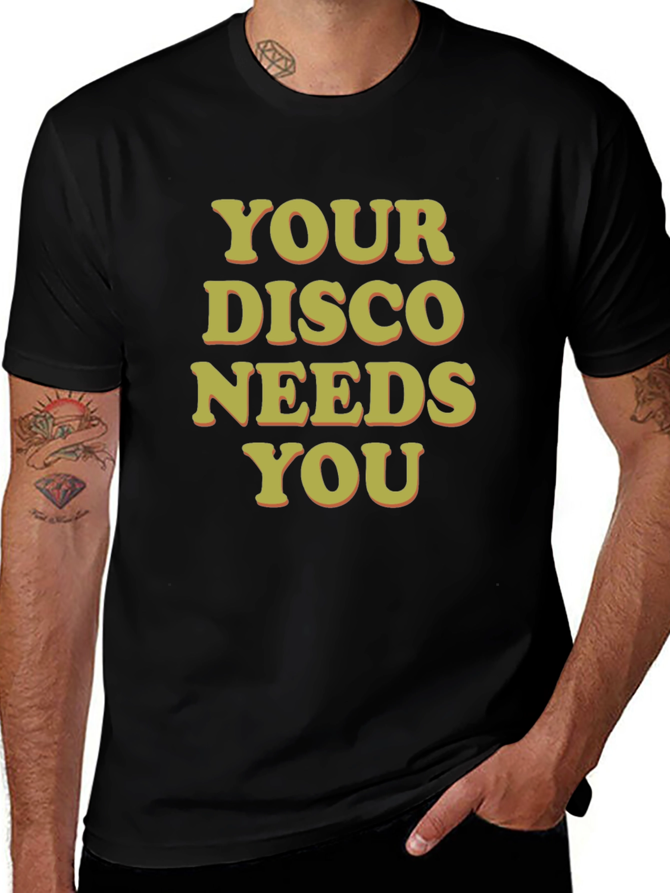 Retro Disco T-Shirt - Your Disco Needs You