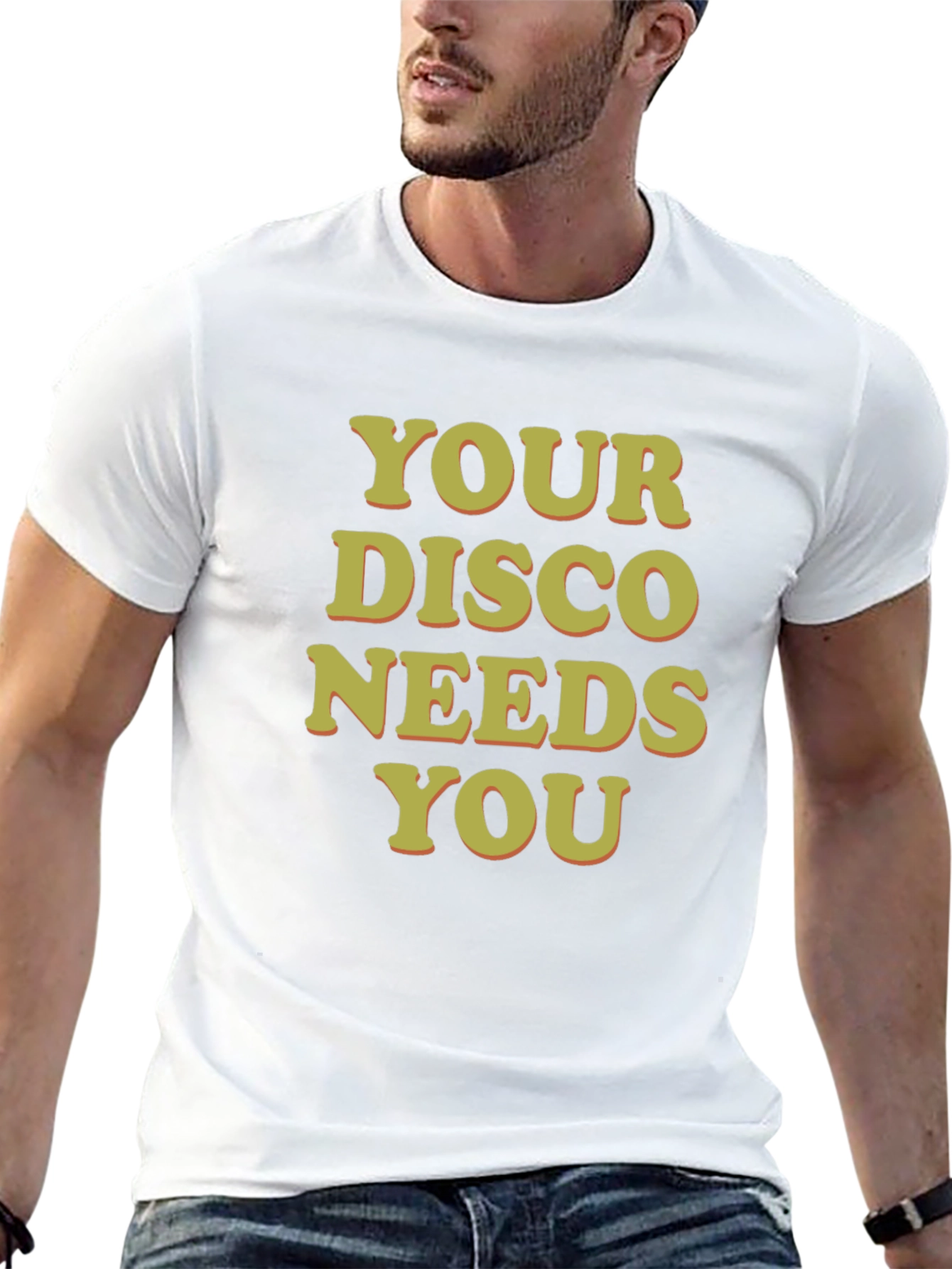 Retro Disco T-Shirt - Your Disco Needs You