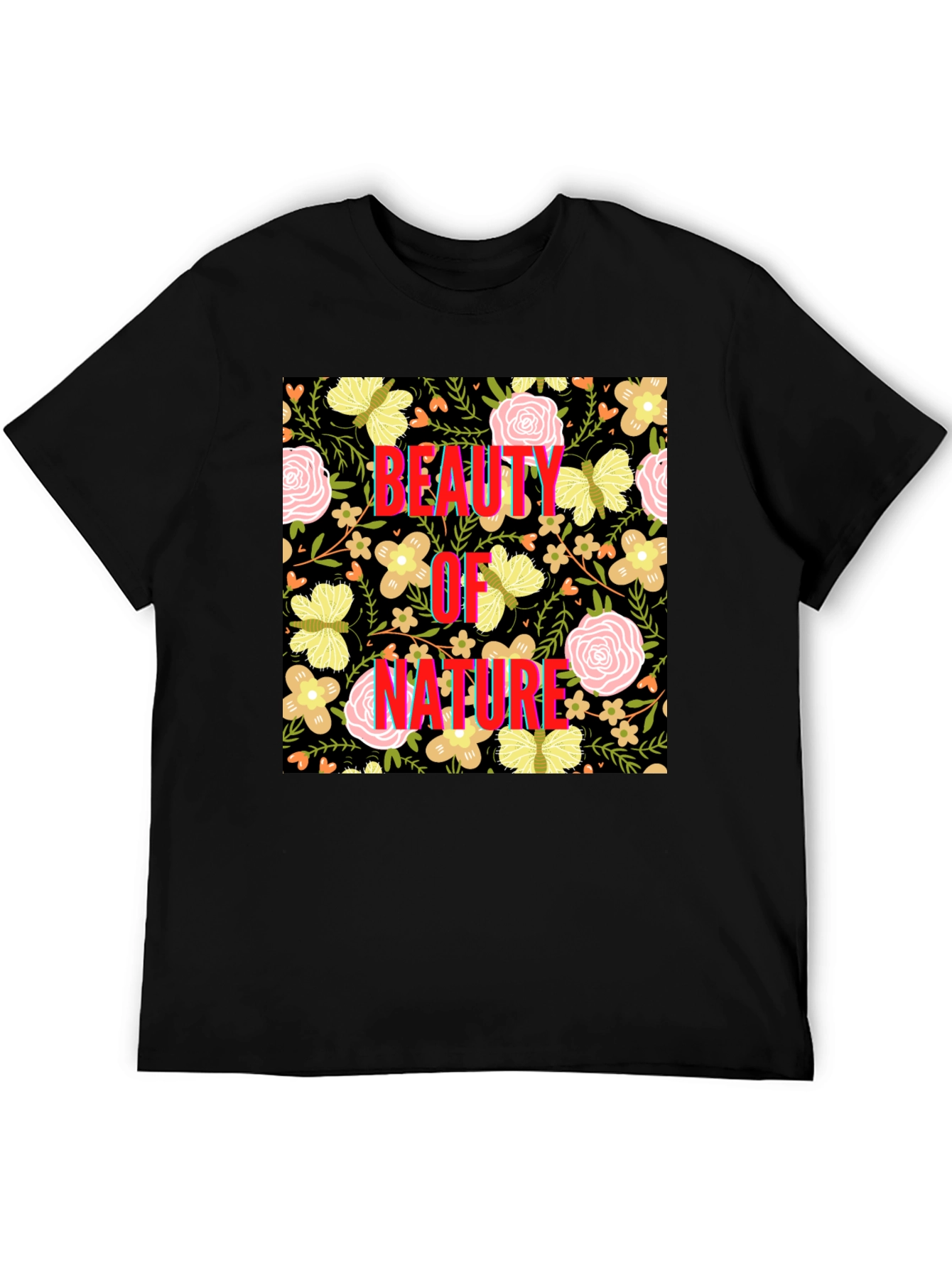Beauty of Nature Floral Print Tee