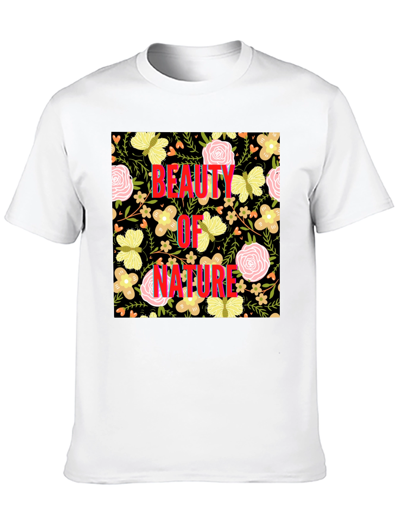 Beauty of Nature Floral Print Tee