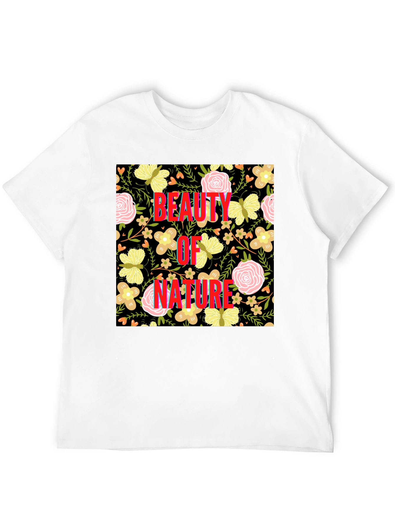 Beauty of Nature Floral Print Tee
