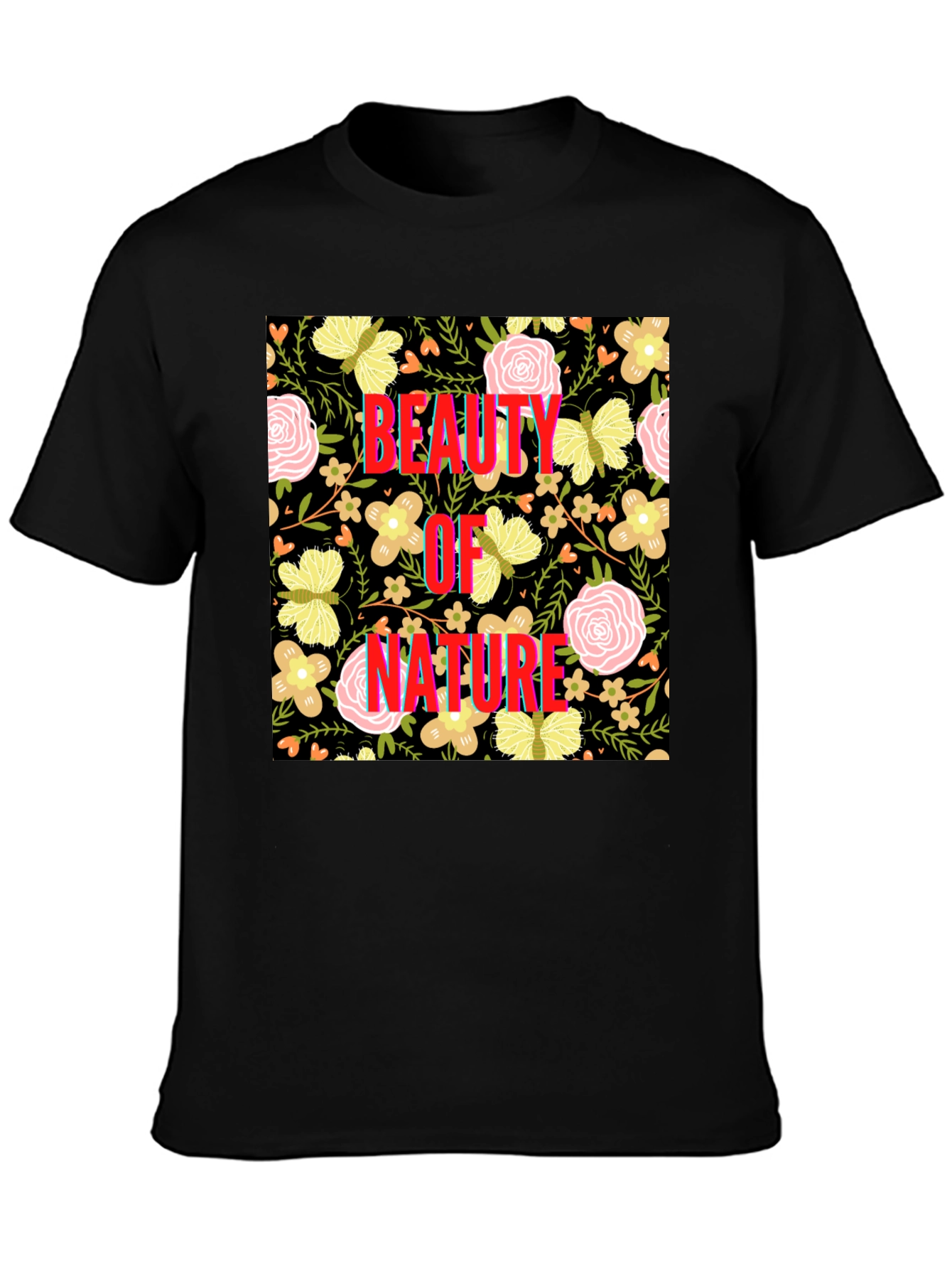 Beauty of Nature Floral Print Tee