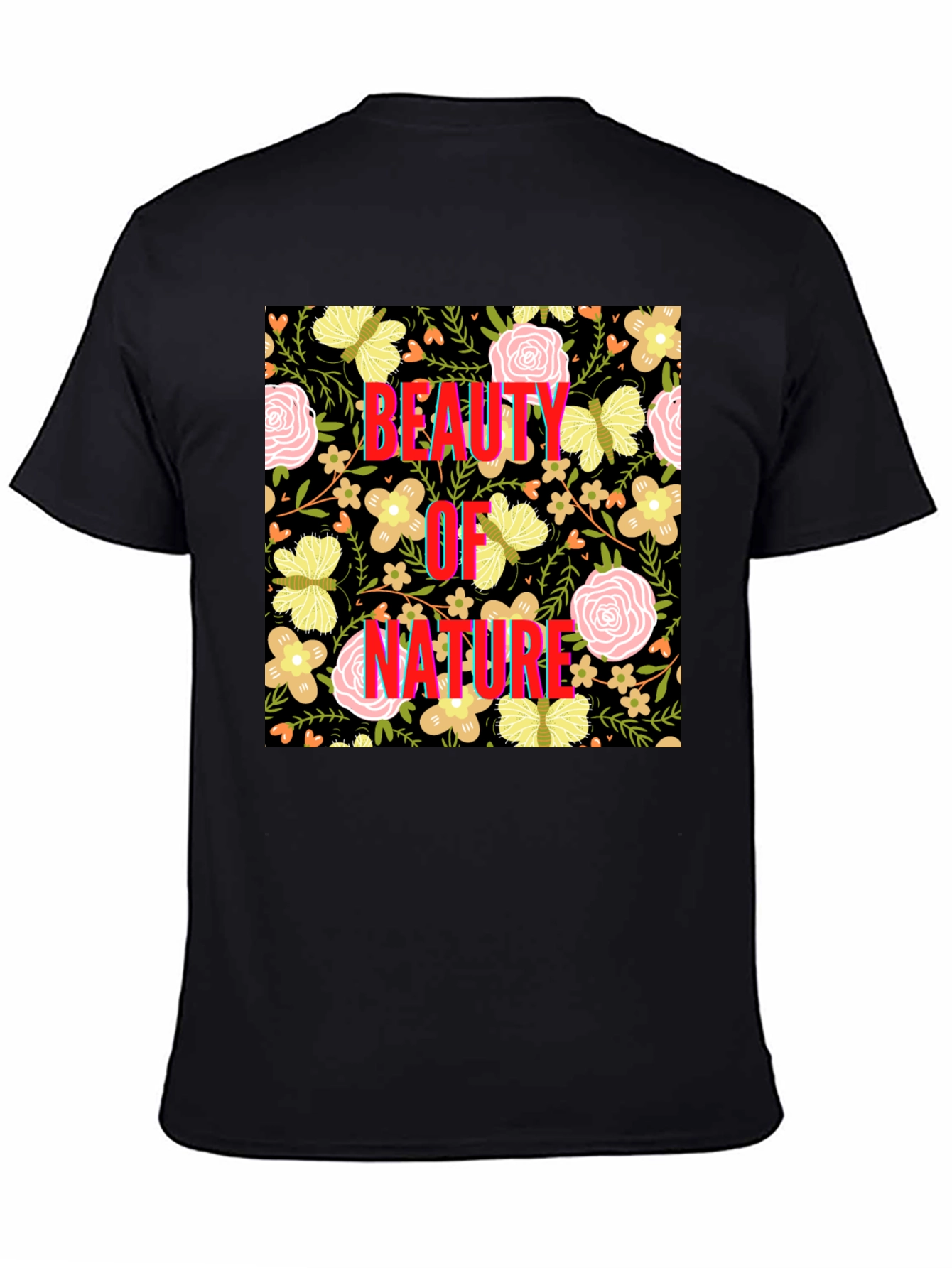 Beauty of Nature Floral Print Tee