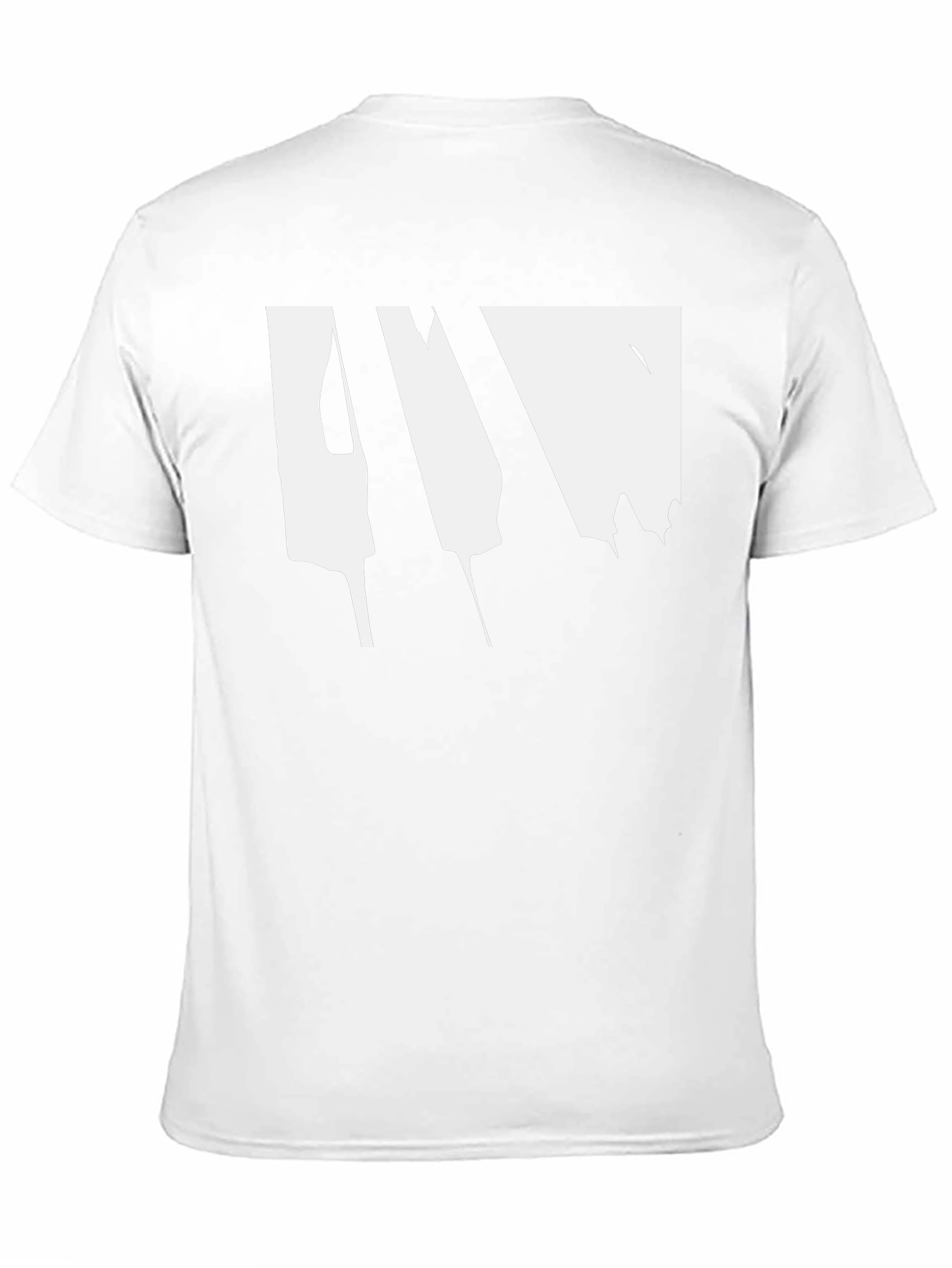 Abstract Drip Graphic Black T-Shirt