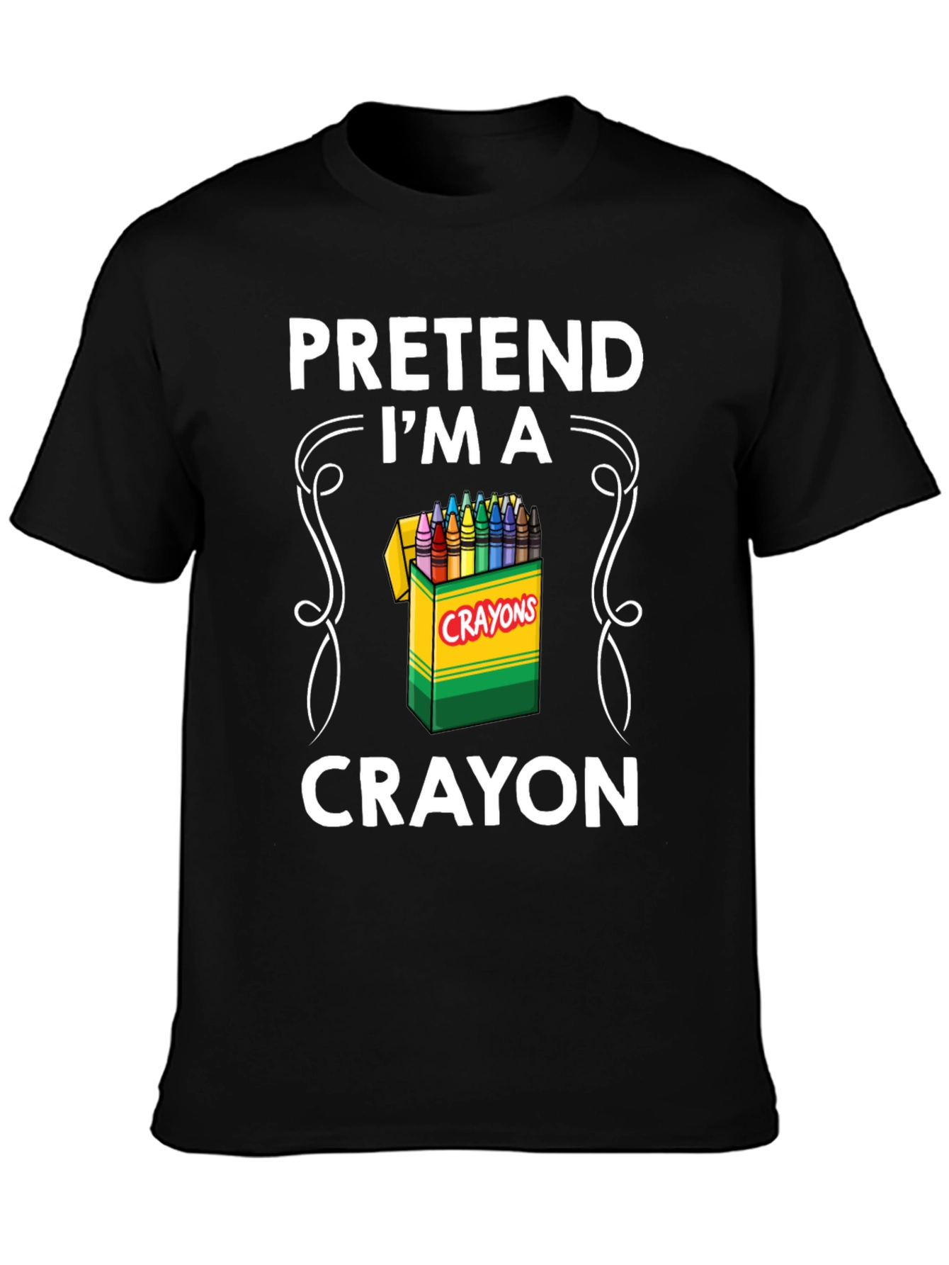 Pretend Im a Crayon T-Shirt - Funny Costume Tee