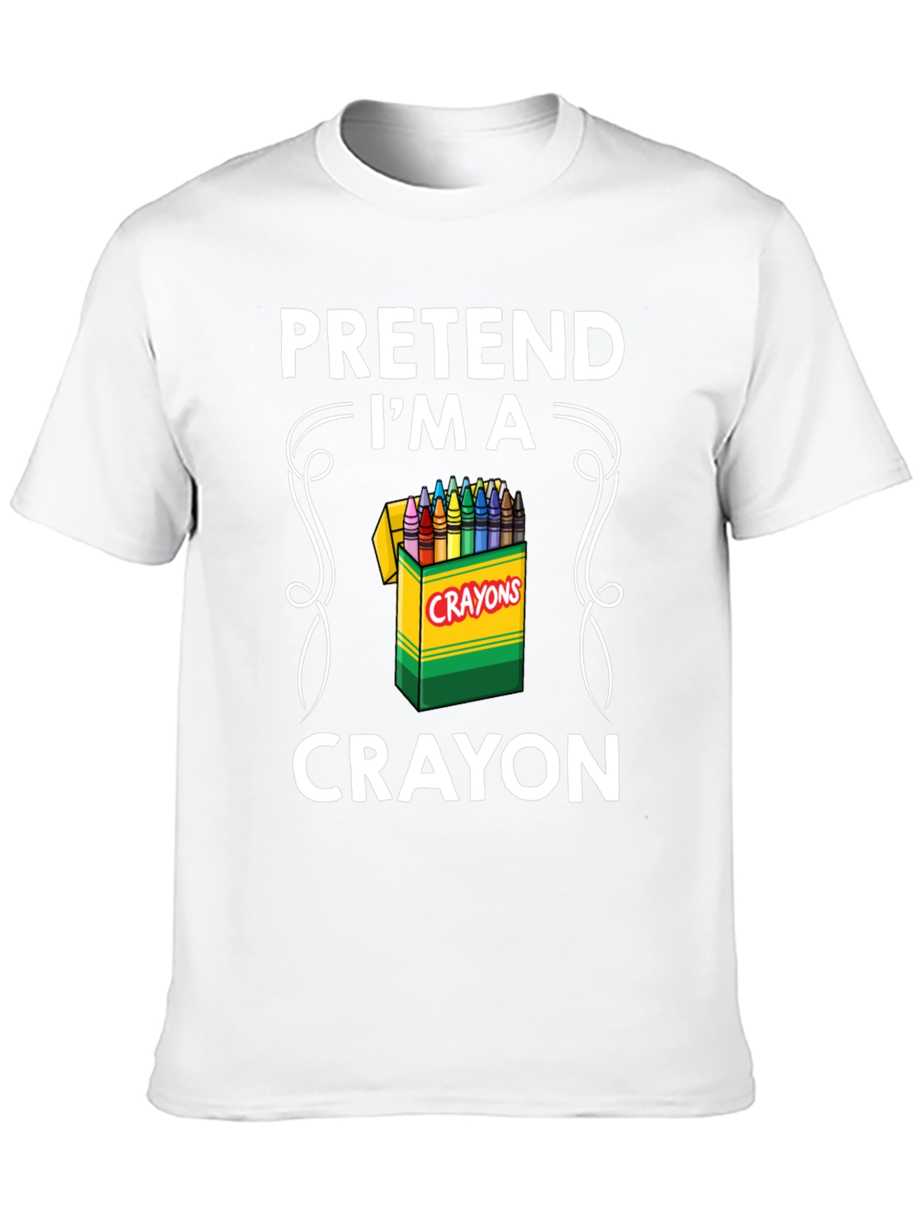 Pretend Im a Crayon T-Shirt - Funny Costume Tee