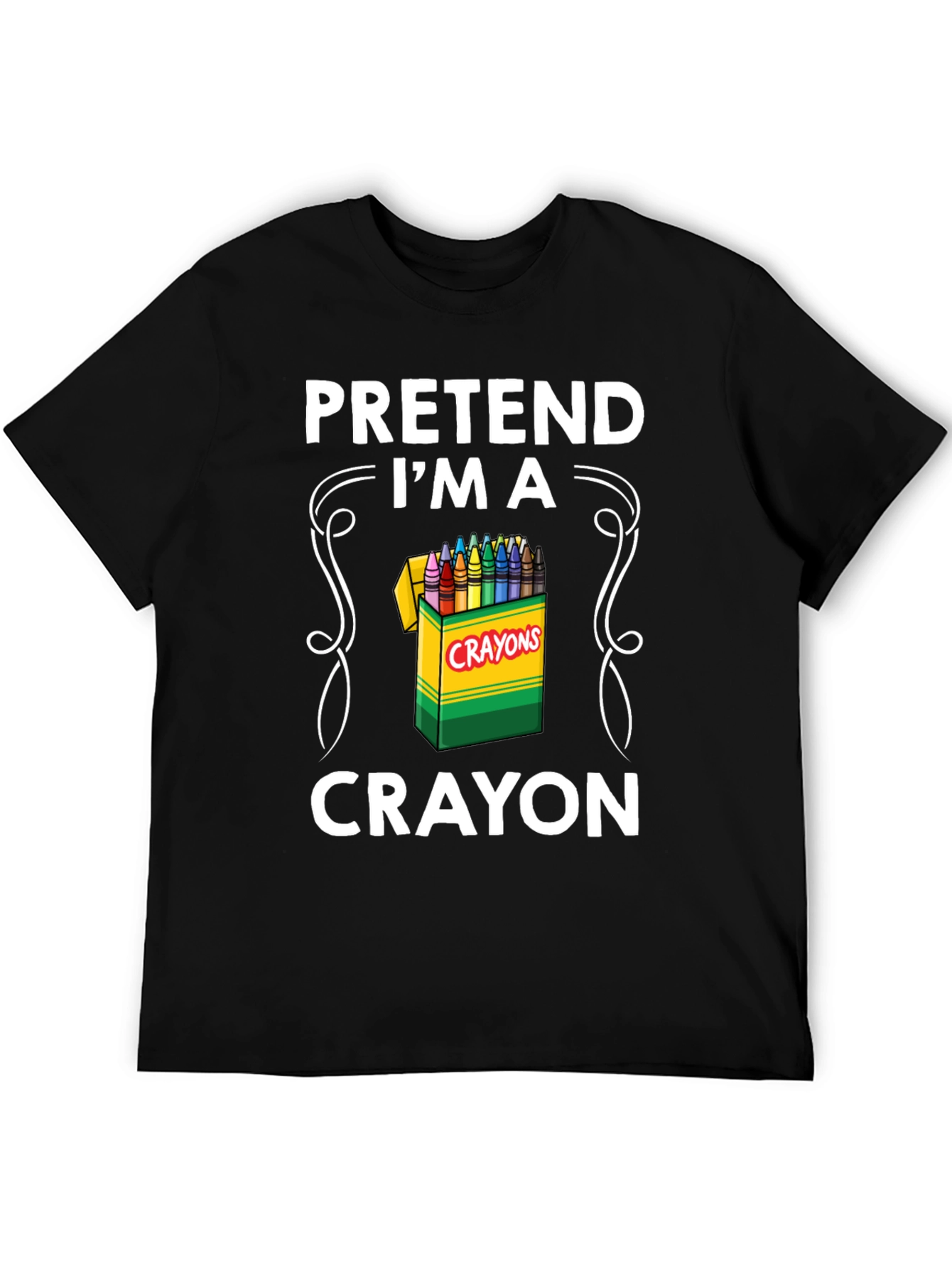 Pretend Im a Crayon T-Shirt - Funny Costume Tee