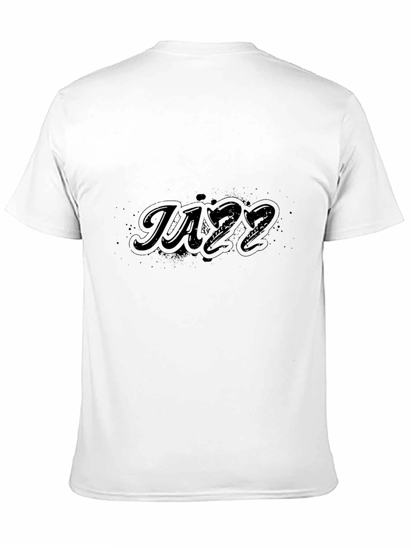 Mens Black Jazz Graphic Print T-Shirt