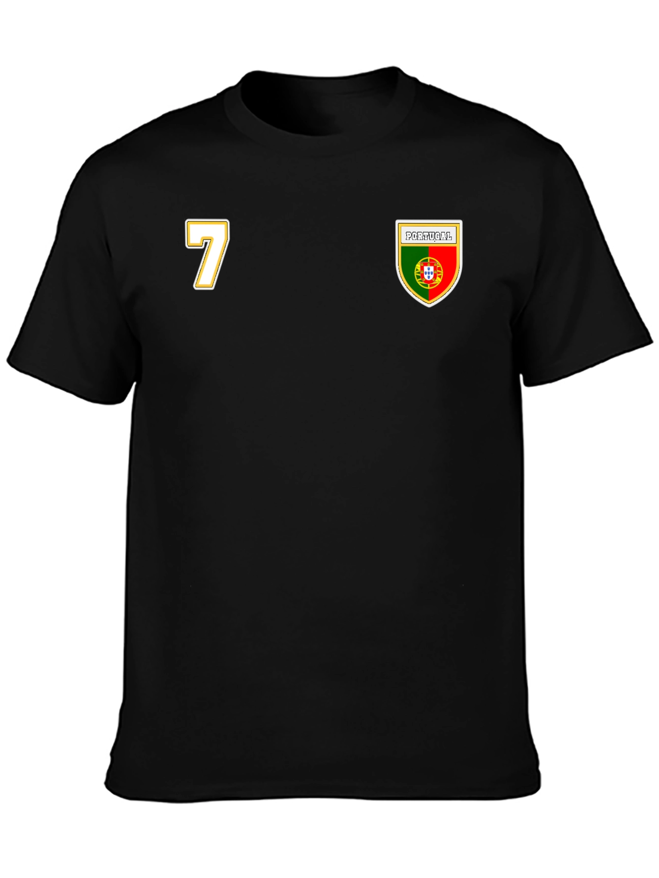 Portugal Soccer Jersey T-Shirt Number 7