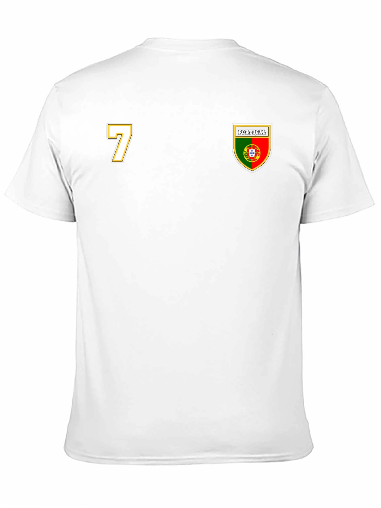 Portugal Soccer Jersey T-Shirt Number 7