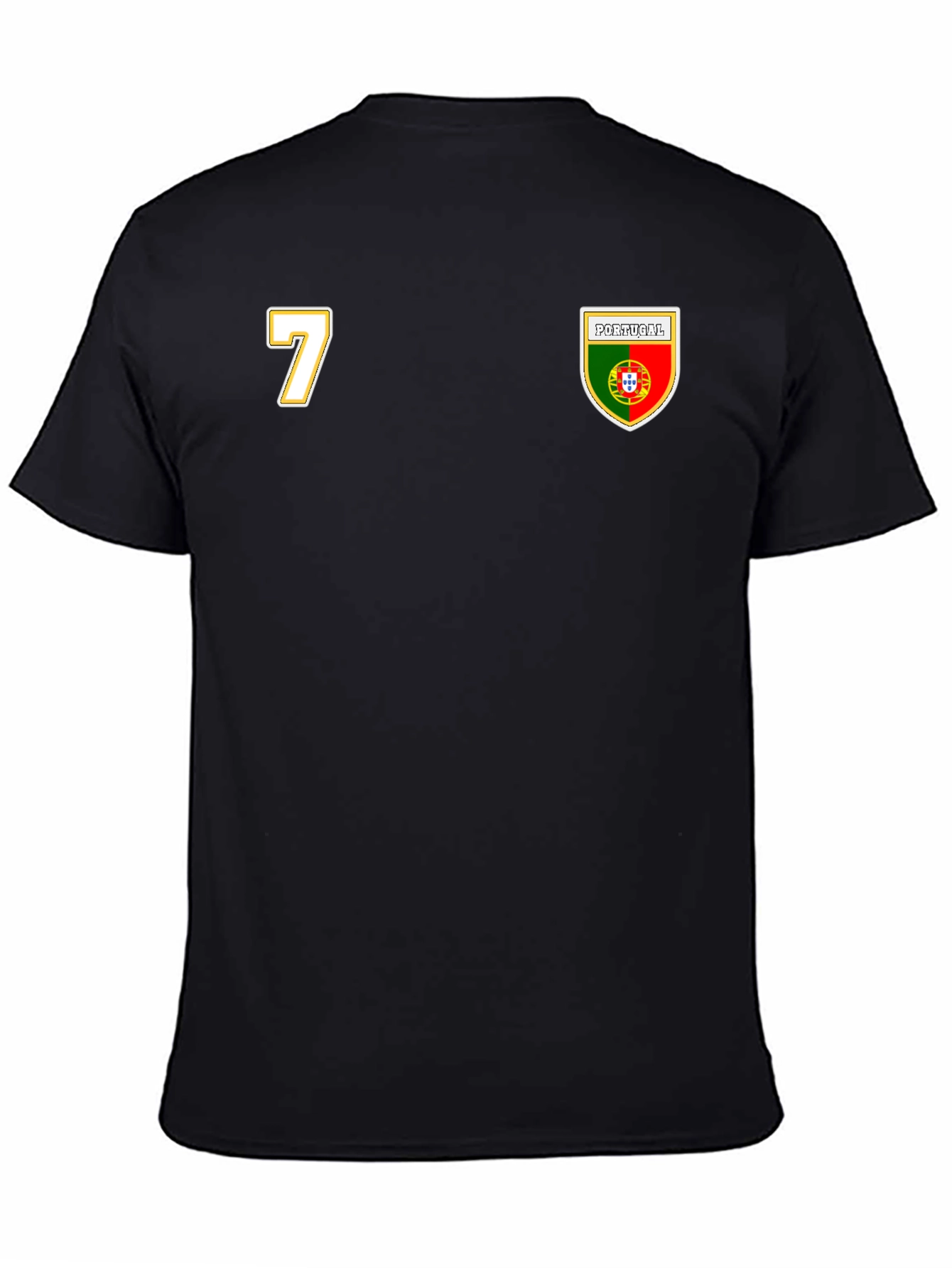 Portugal Soccer Jersey T-Shirt Number 7