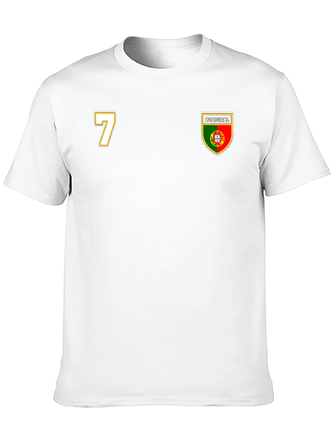 Portugal Soccer Jersey T-Shirt Number 7