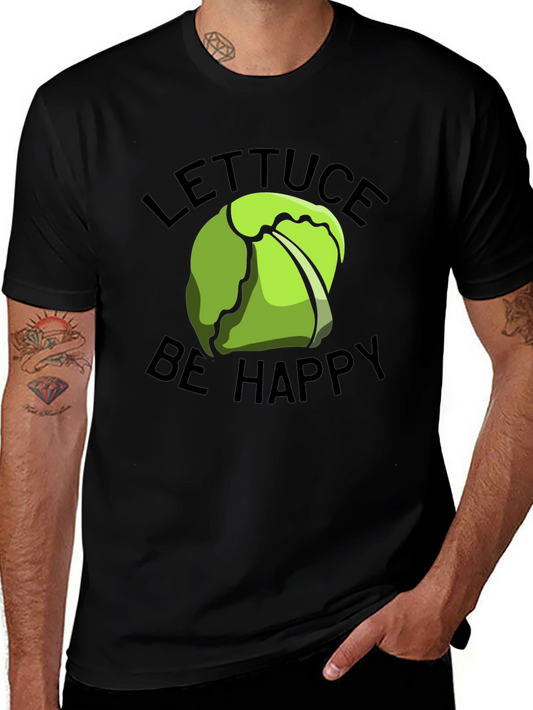 Lettuce Be Happy Graphic T-Shirt