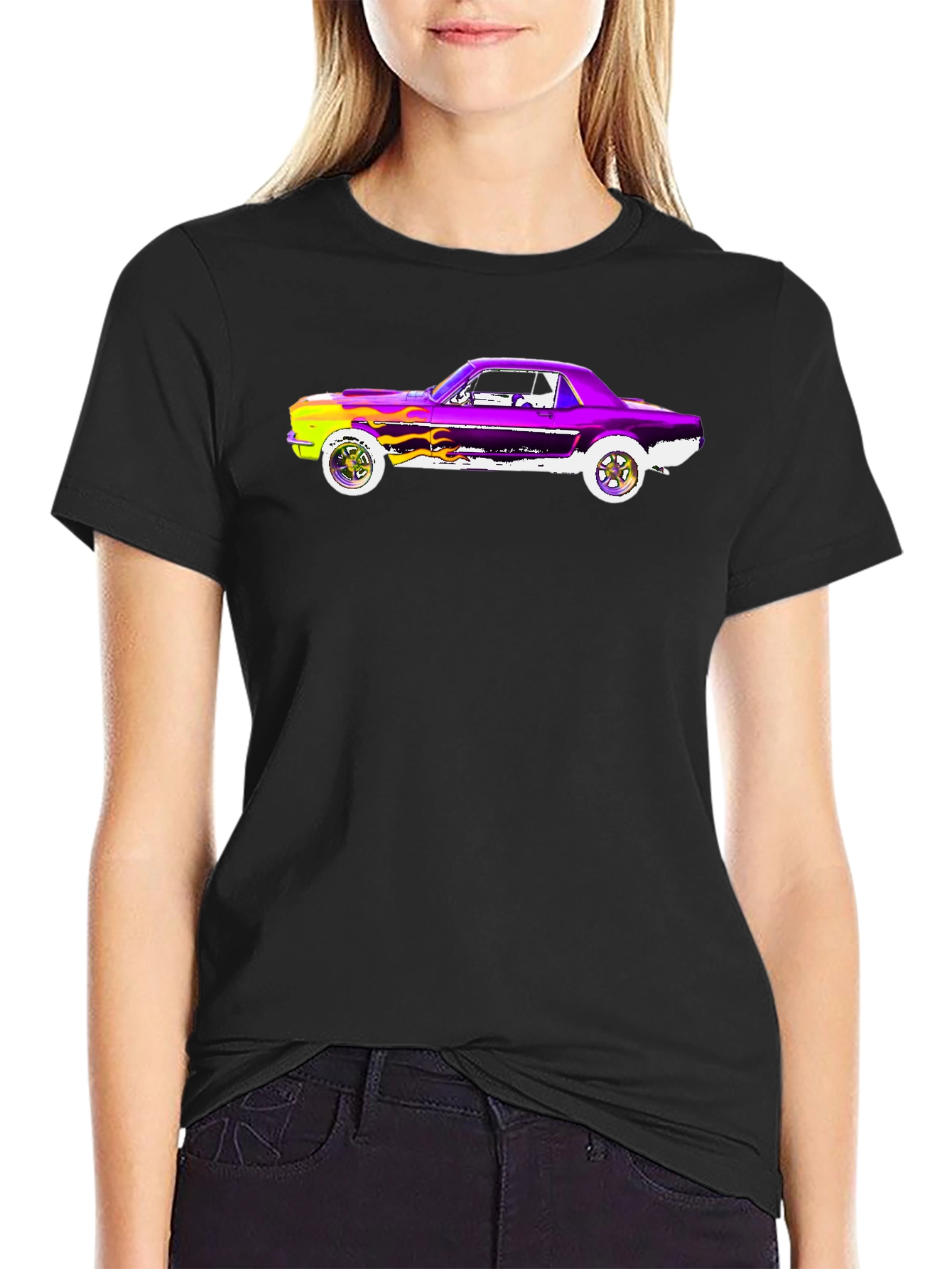 Retro Muscle Car Graphic T-Shirt