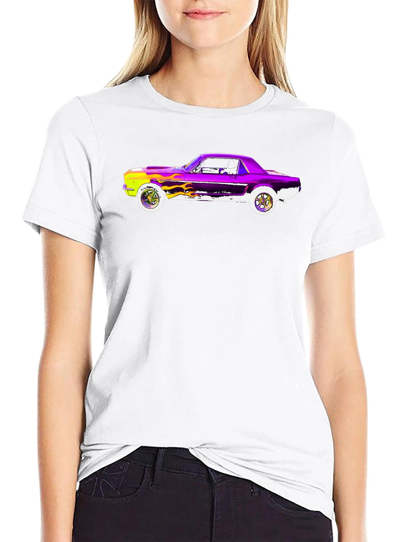 Retro Muscle Car Graphic T-Shirt