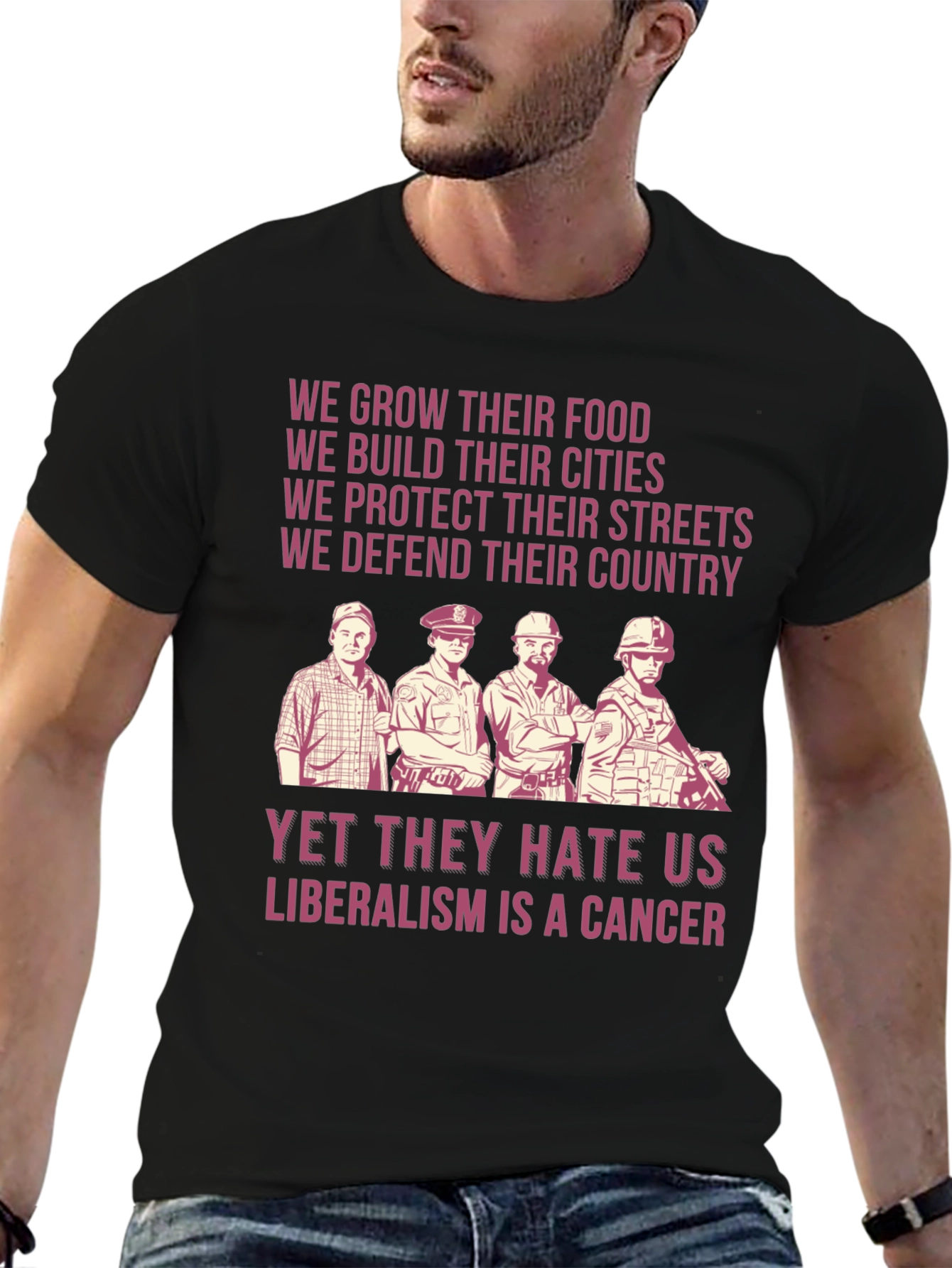 We Grow Their Food Graphic T-Shirt