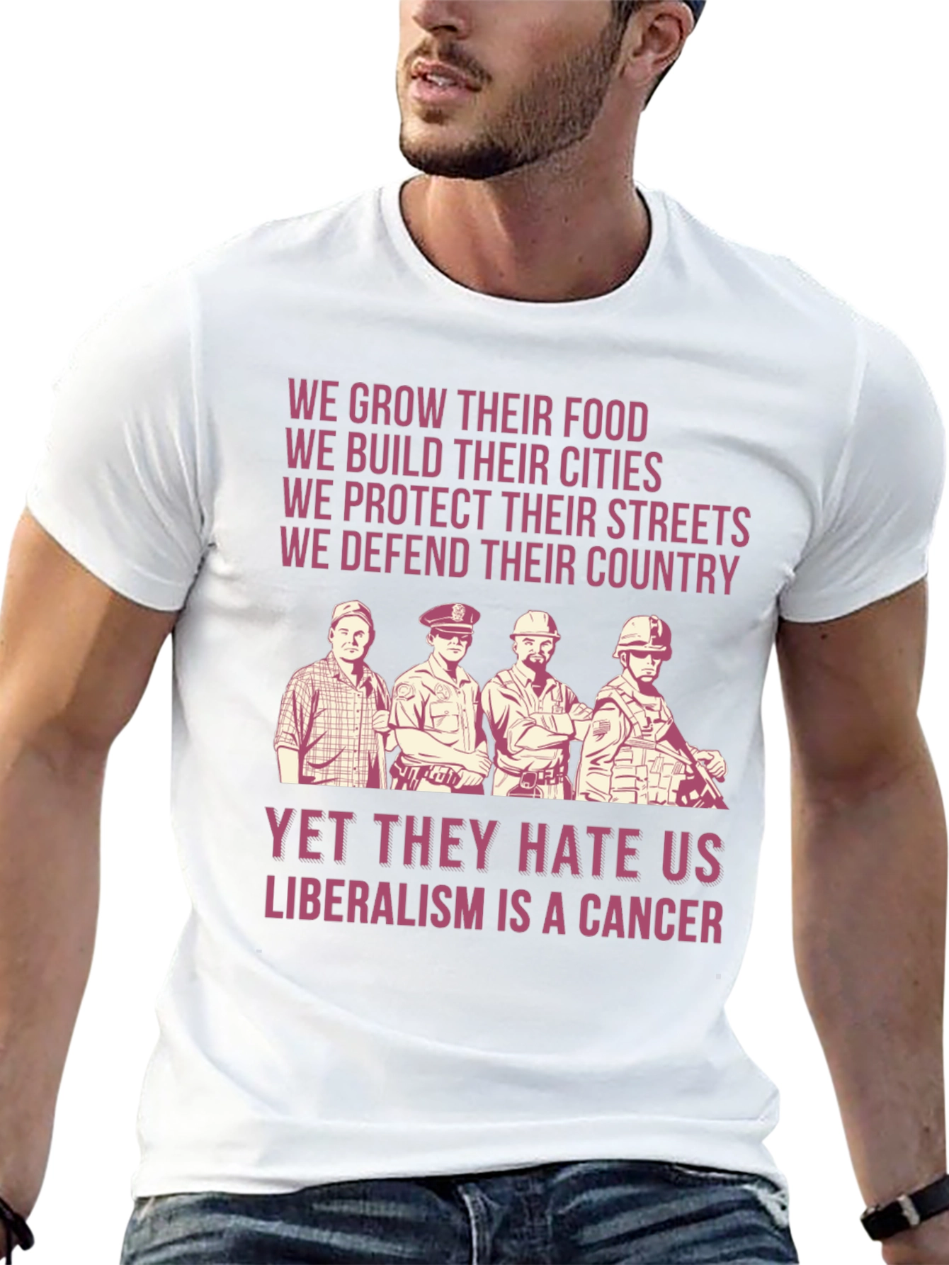 We Grow Their Food Graphic T-Shirt