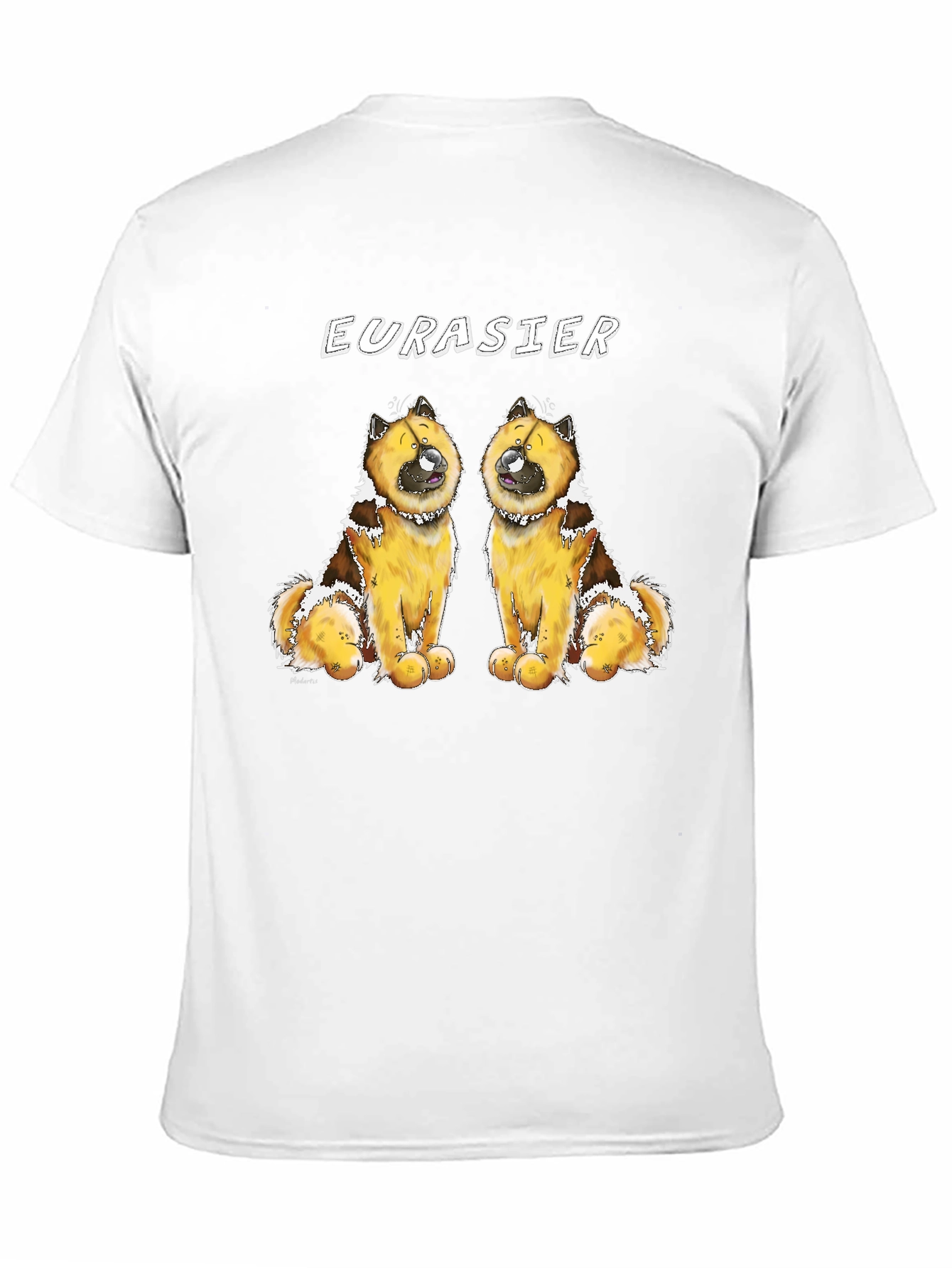 Eurasier Dog Graphic Black T-Shirt