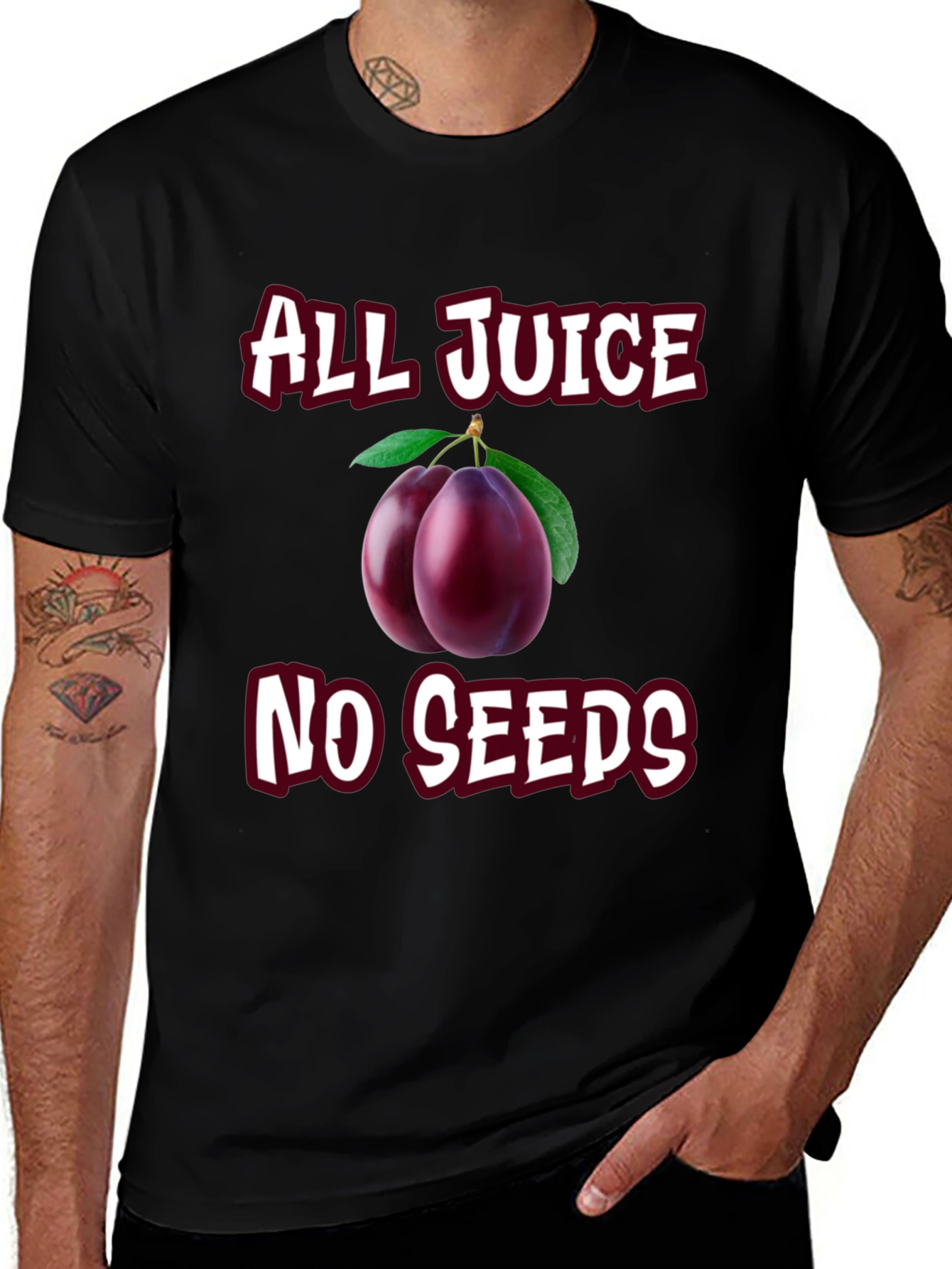 All Juice No Seeds Graphic T-Shirt