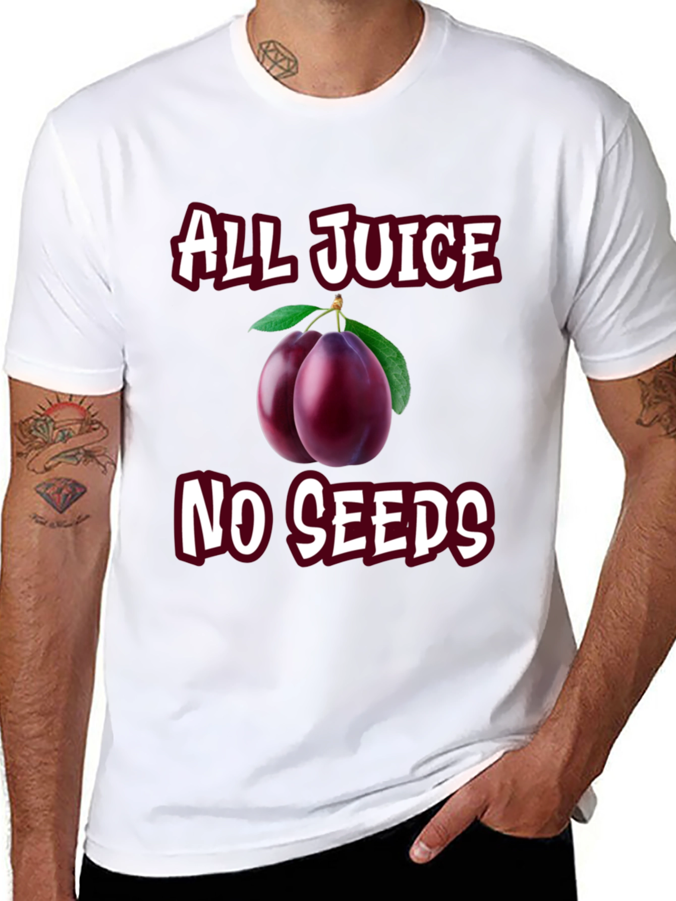 All Juice No Seeds Graphic T-Shirt