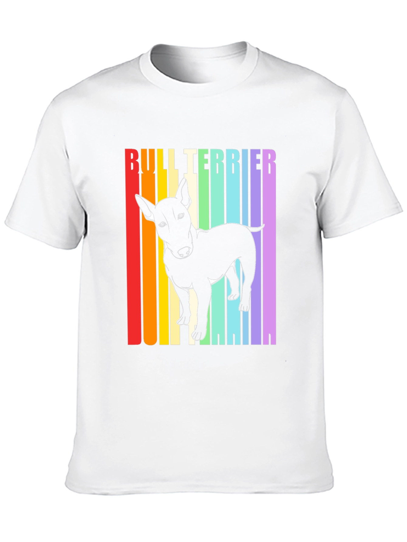 Bull Terrier Rainbow T-Shirt