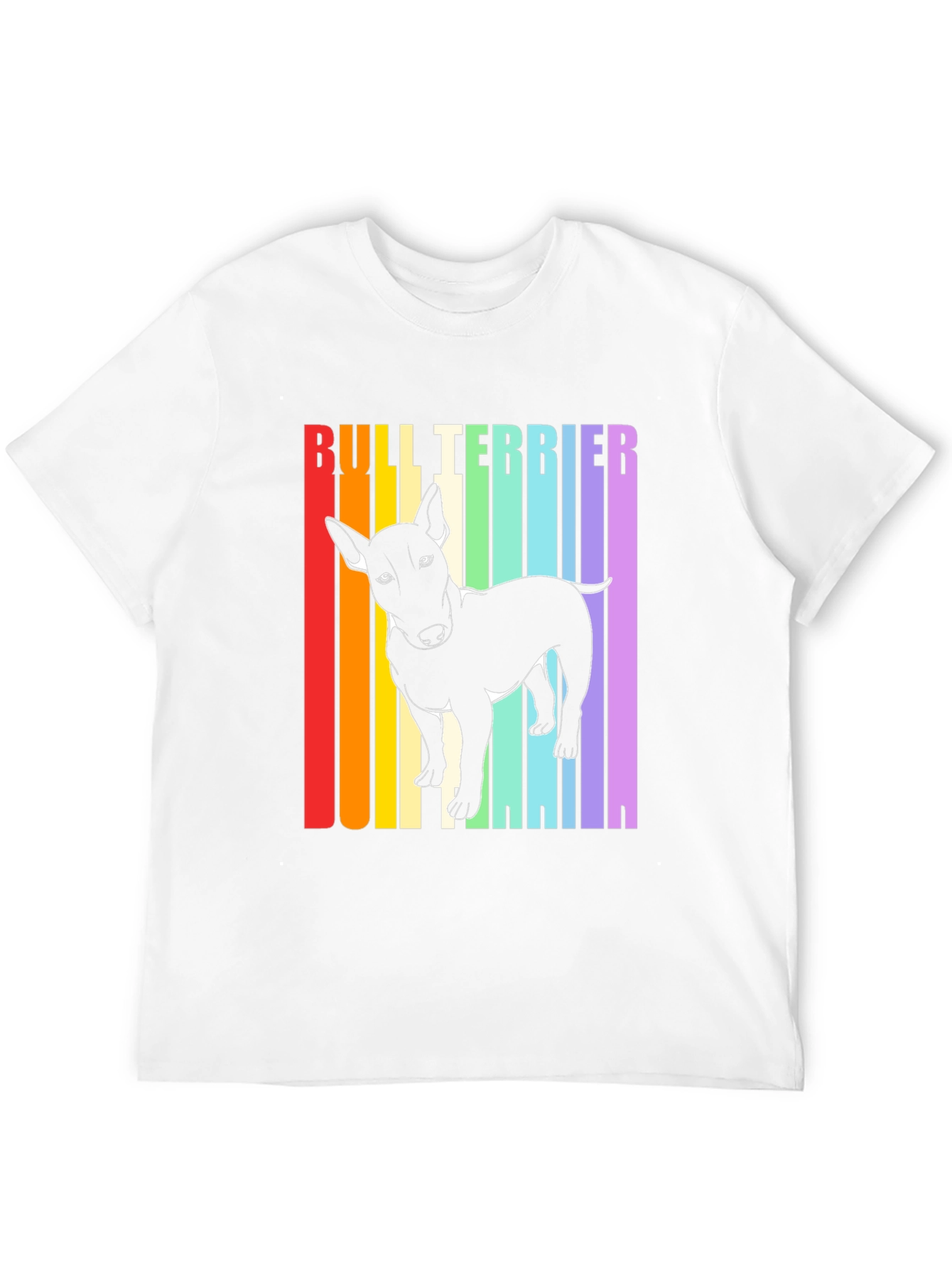 Bull Terrier Rainbow T-Shirt