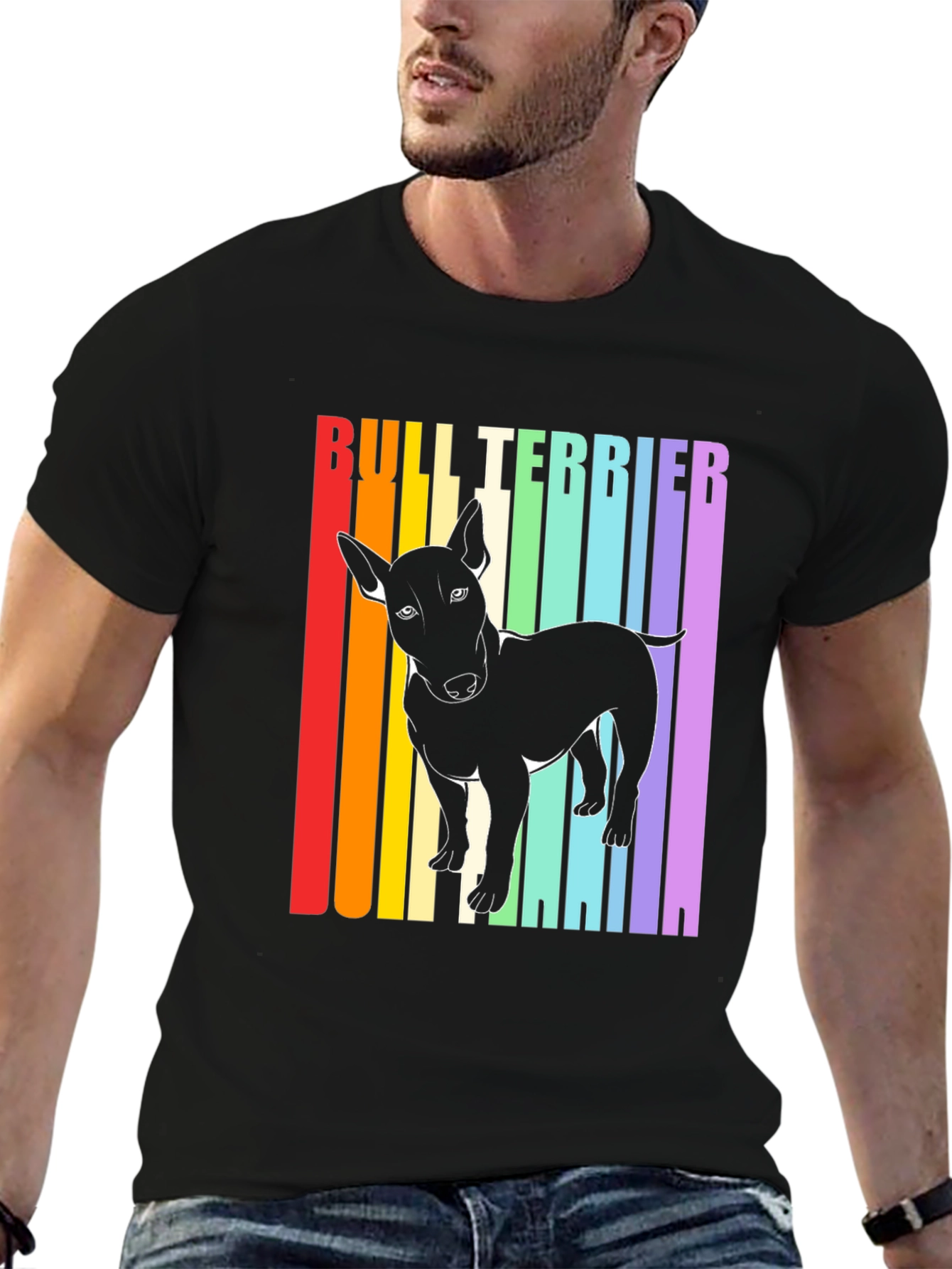 Bull Terrier Rainbow T-Shirt