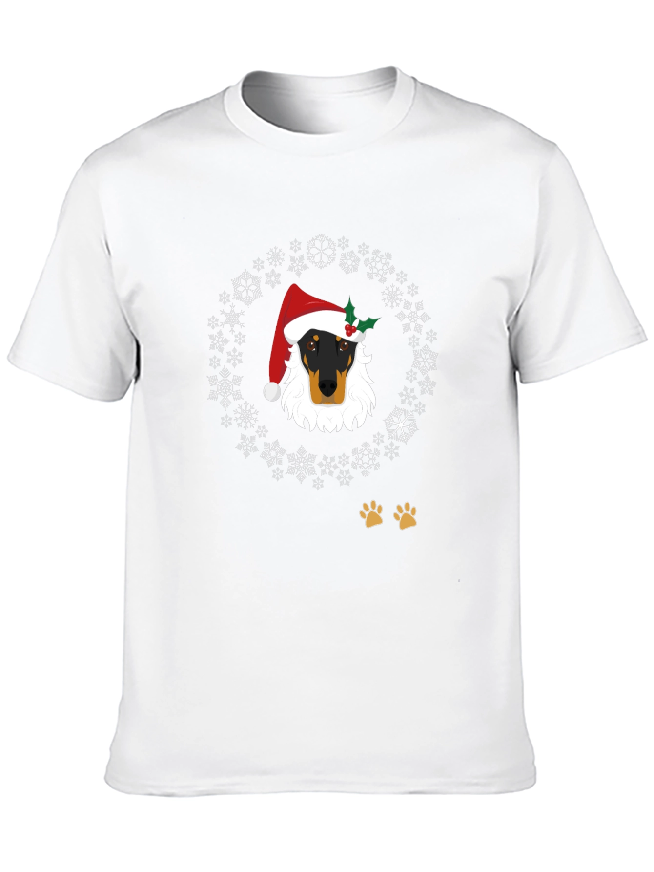 Festive Dog Snowflake T-Shirt