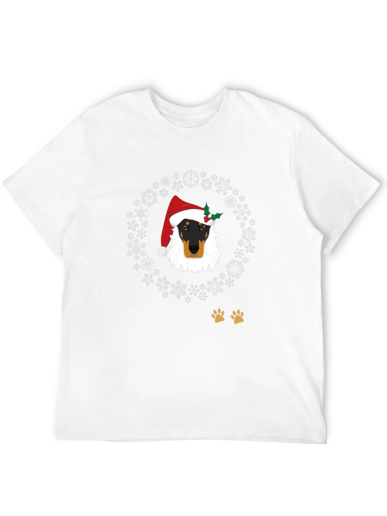 Festive Dog Snowflake T-Shirt