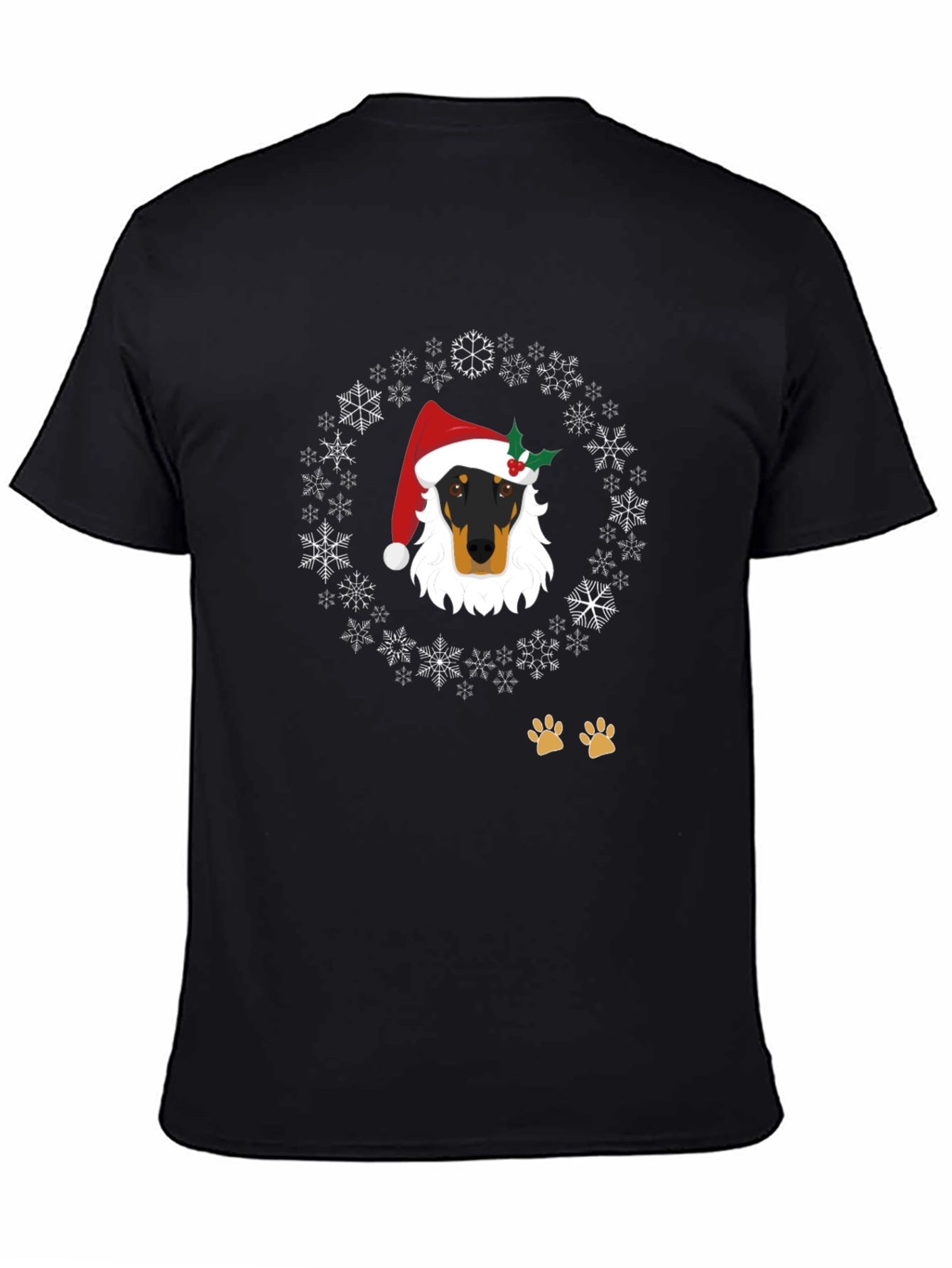 Festive Dog Snowflake T-Shirt