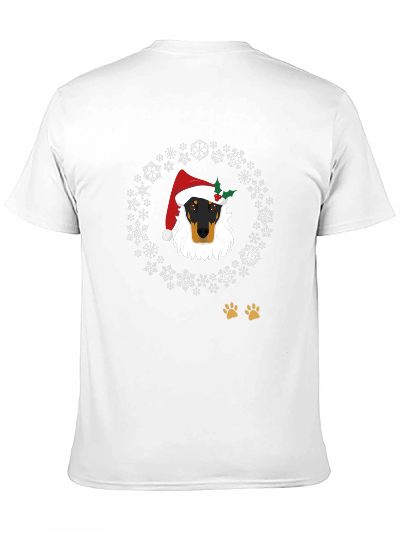 Festive Dog Snowflake T-Shirt