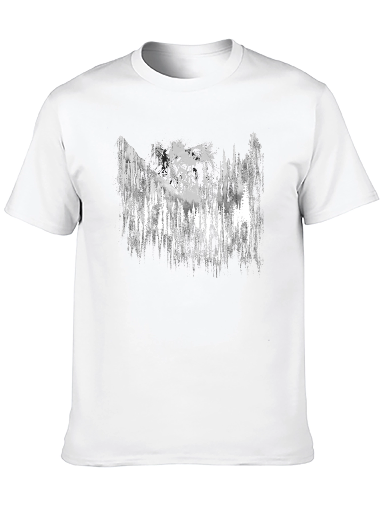Mountain Biking Graphic Tee - Black