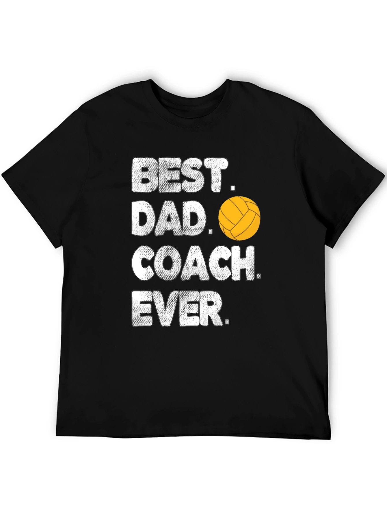 Best Dad Coach Ever T-Shirt Volleyball Gift