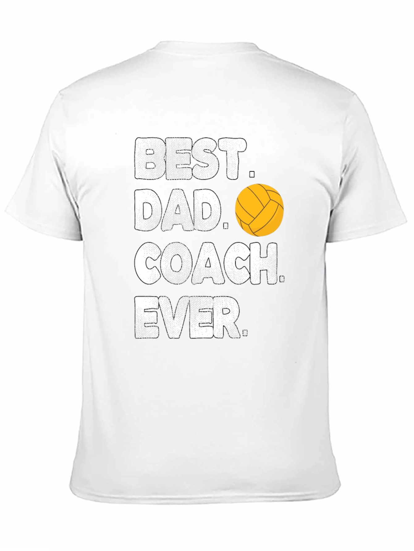 Best Dad Coach Ever T-Shirt Volleyball Gift