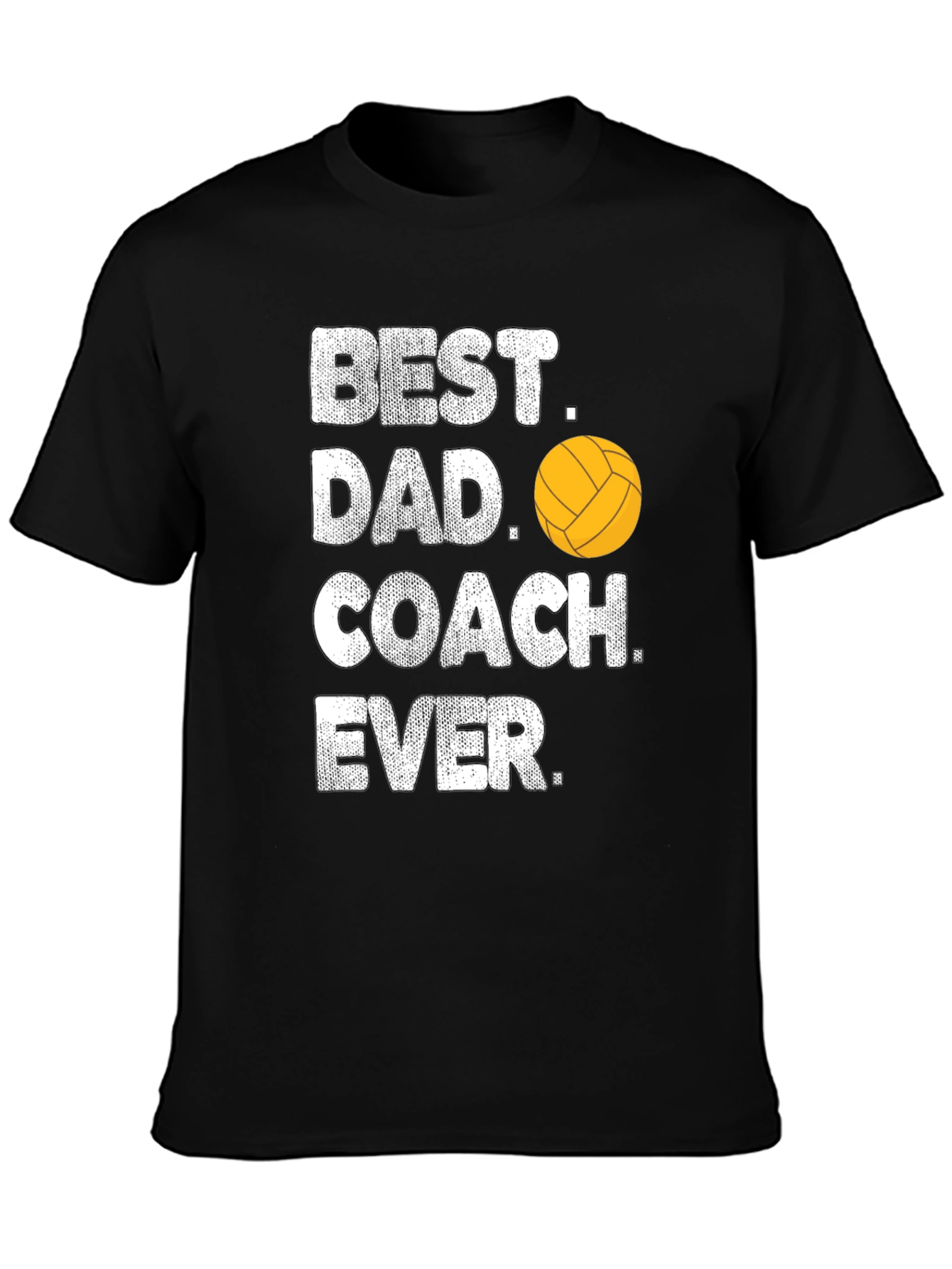 Best Dad Coach Ever T-Shirt Volleyball Gift