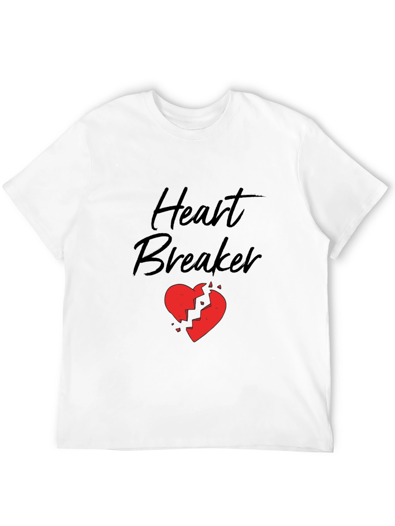 Heart Breaker Graphic Tee - Black