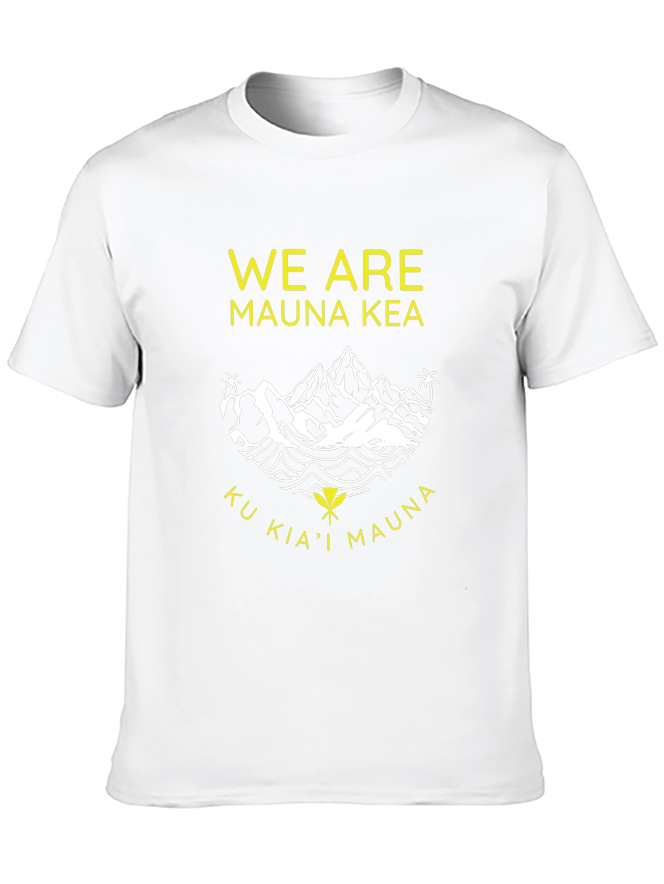 Mauna Kea Black Graphic Tee - Ku Kiai Mauna