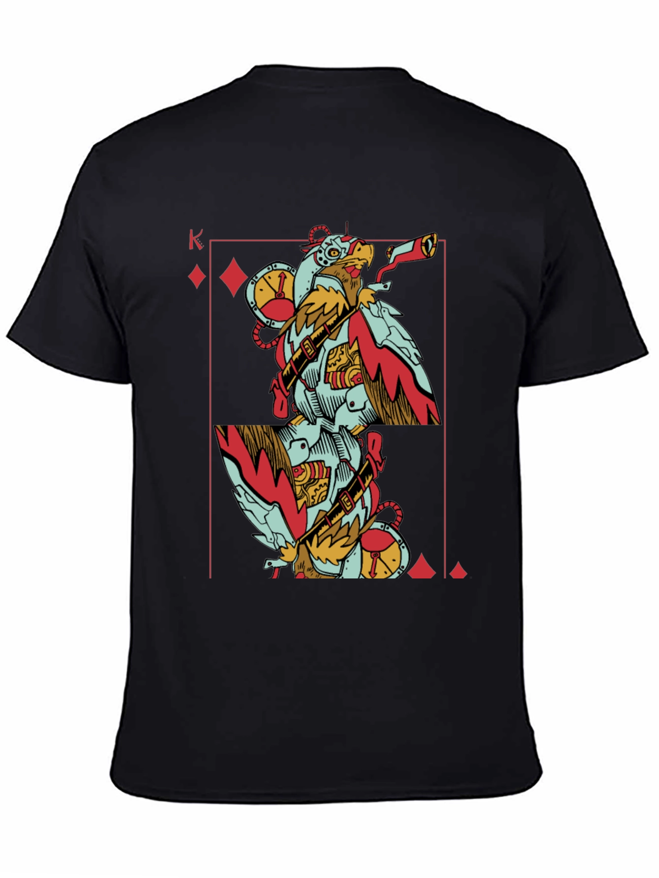 King of Diamonds Steampunk Bird T-Shirt
