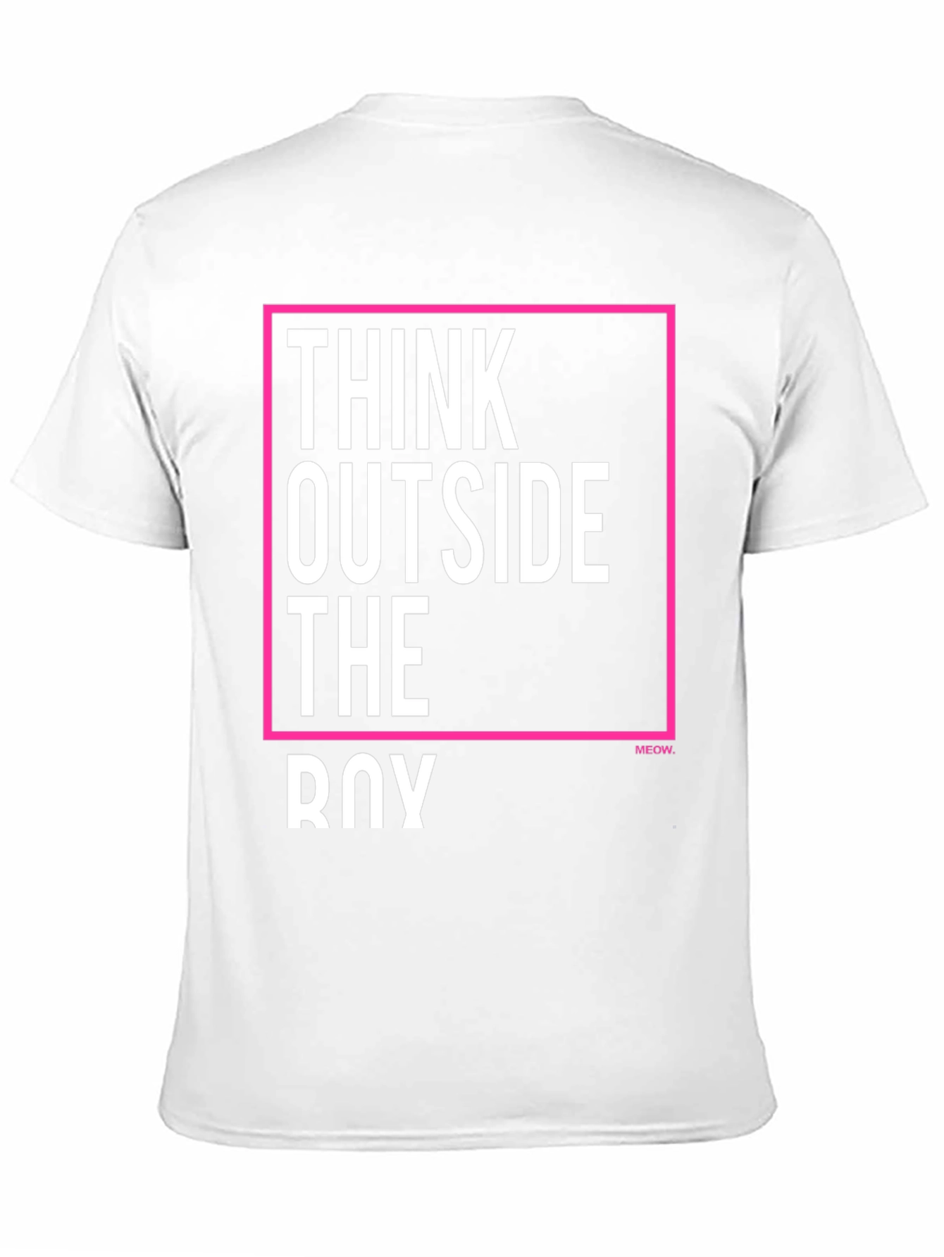 Think Outside the Boy Slogan Graphic Tee